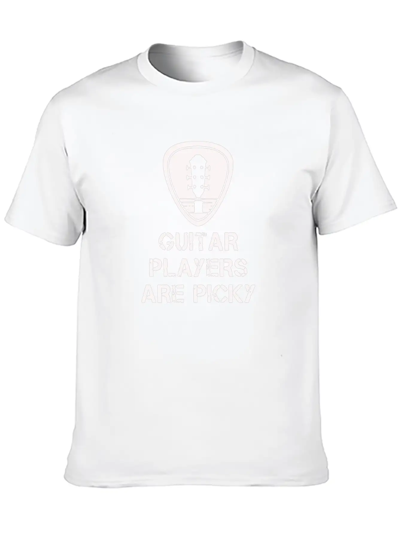 Guitar Players Unisex Short Sleeve Soft Cotton T-Shirt – Casual Everyday Wear