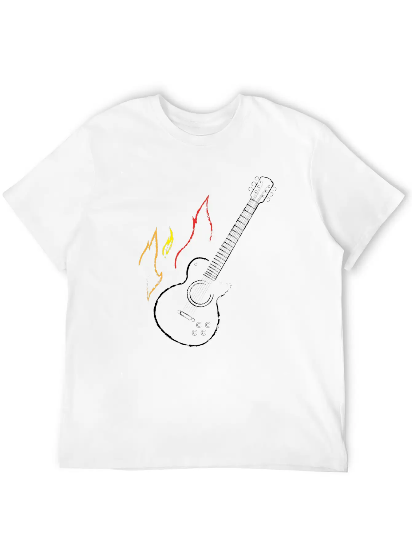Guitar Rock Music Stylish Everyday T-Shirt – Unisex Basic Cotton Tee