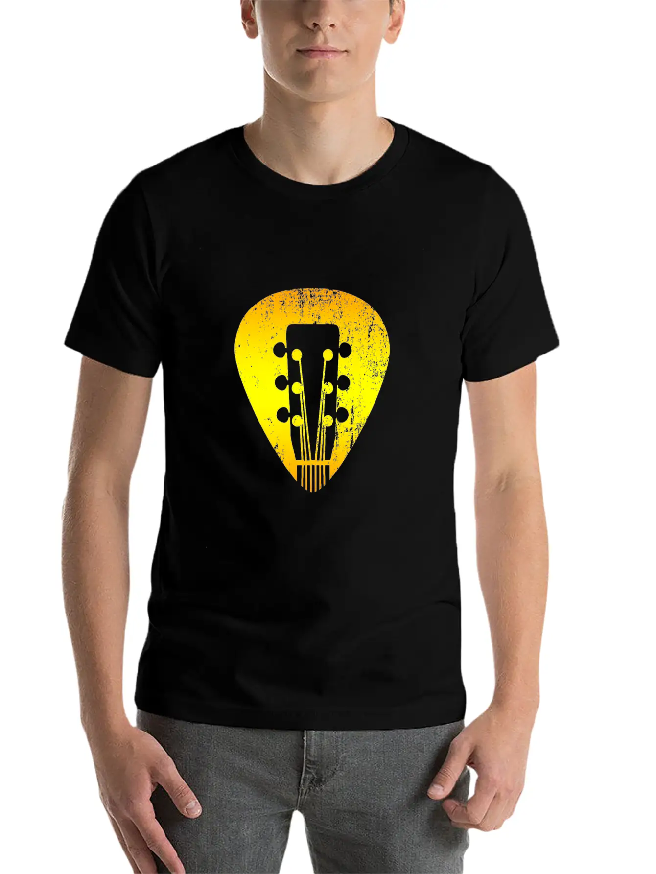 Guitar Stylish Everyday T-Shirt – Unisex Basic Cotton Tee
