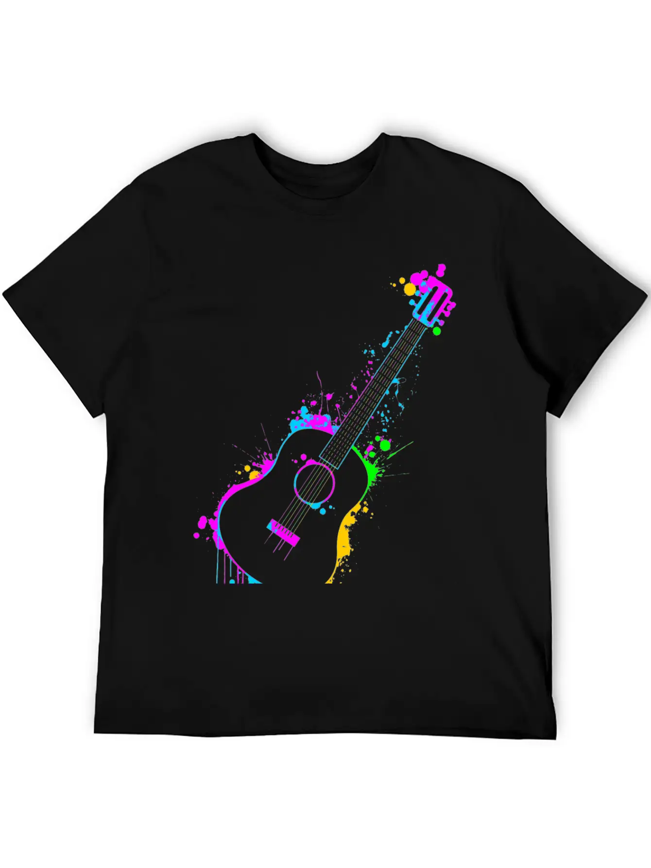 Guitar Unisex Casual T-Shirt – Clean Design For Daily Comfort