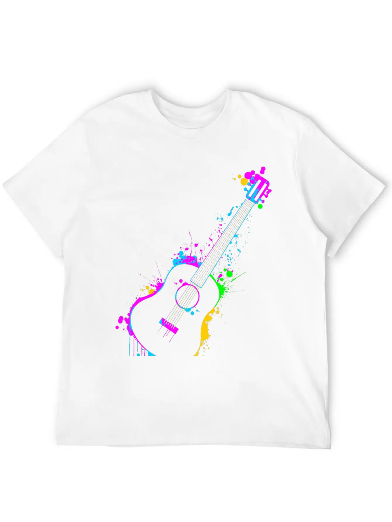 Guitar Unisex Casual T-Shirt – Clean Design For Daily Comfort