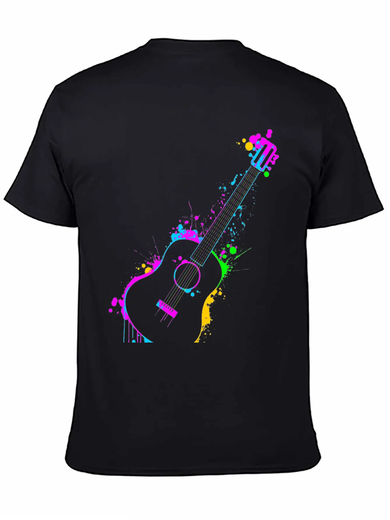 Guitar Unisex Casual T-Shirt – Clean Design For Daily Comfort