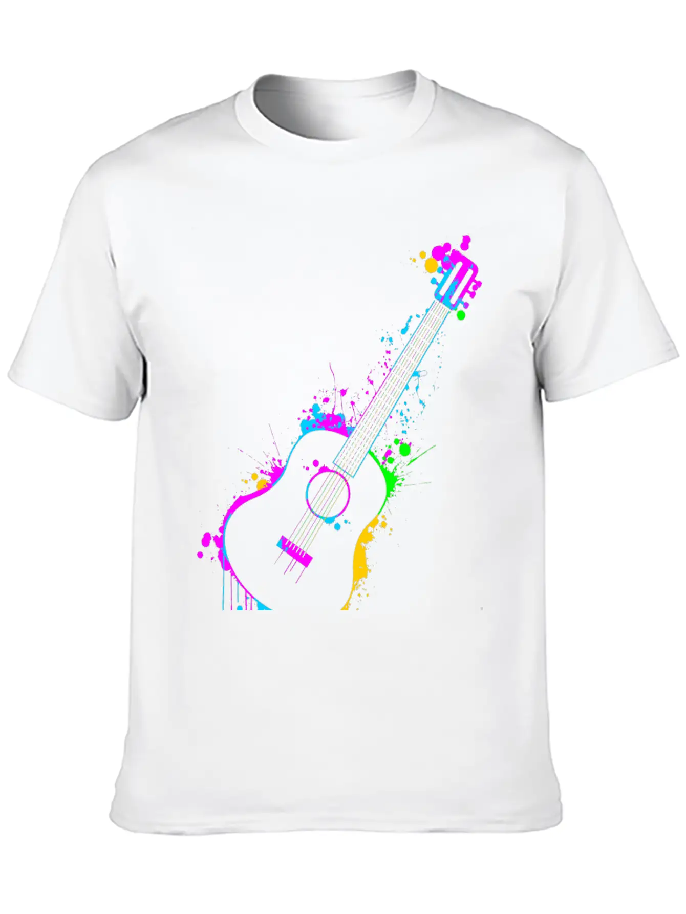 Guitar Unisex Casual T-Shirt – Clean Design For Daily Comfort