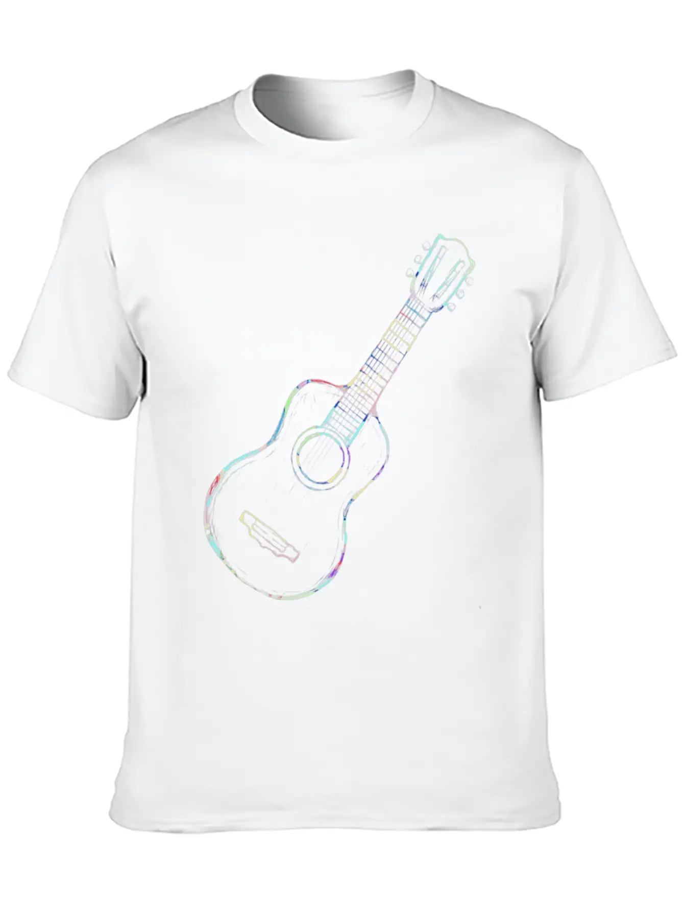 Guitarist Musicians Guitar Gift Idea Unisex Short Sleeve Soft Cotton T-Shirt – Casual Everyday Wear