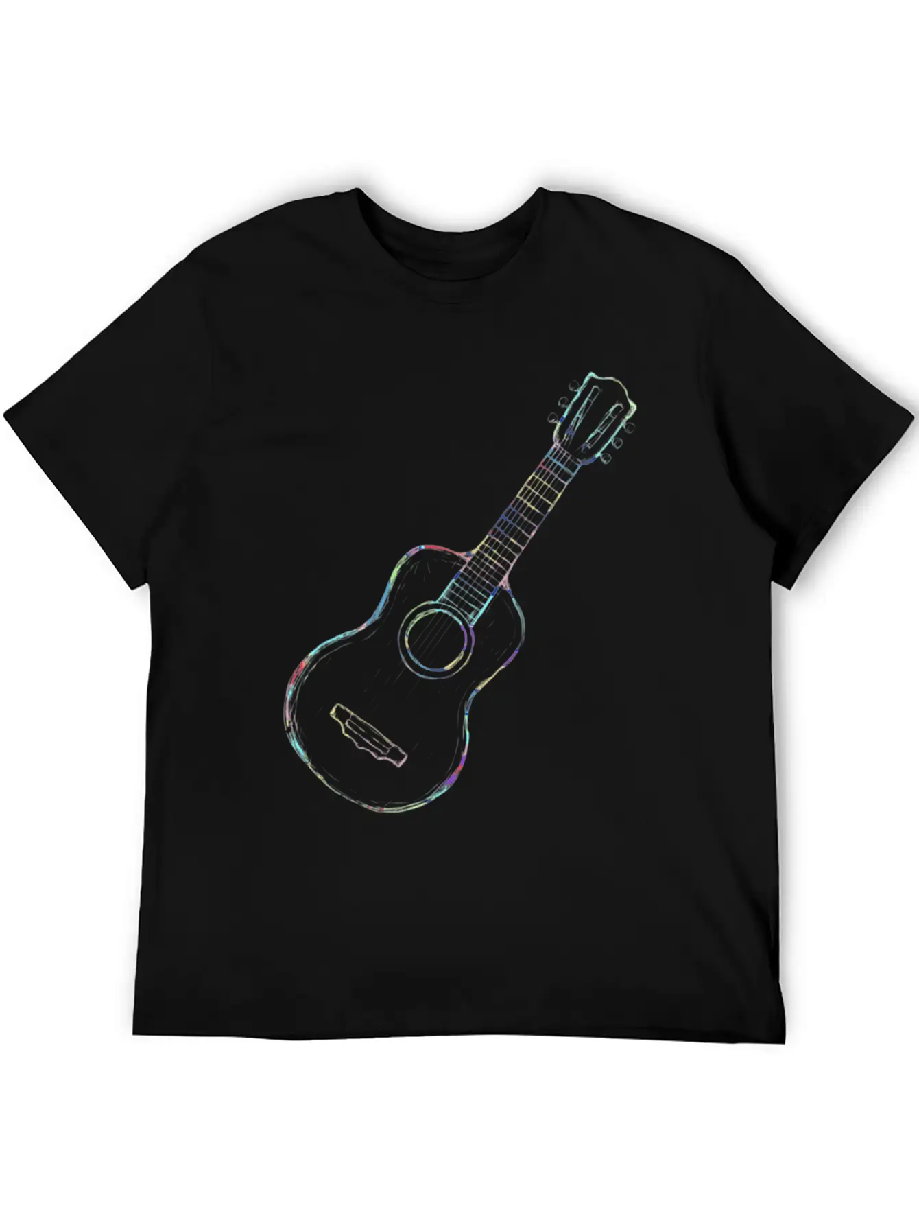 Guitarist Musicians Guitar Gift Idea Unisex Short Sleeve Soft Cotton T-Shirt – Casual Everyday Wear