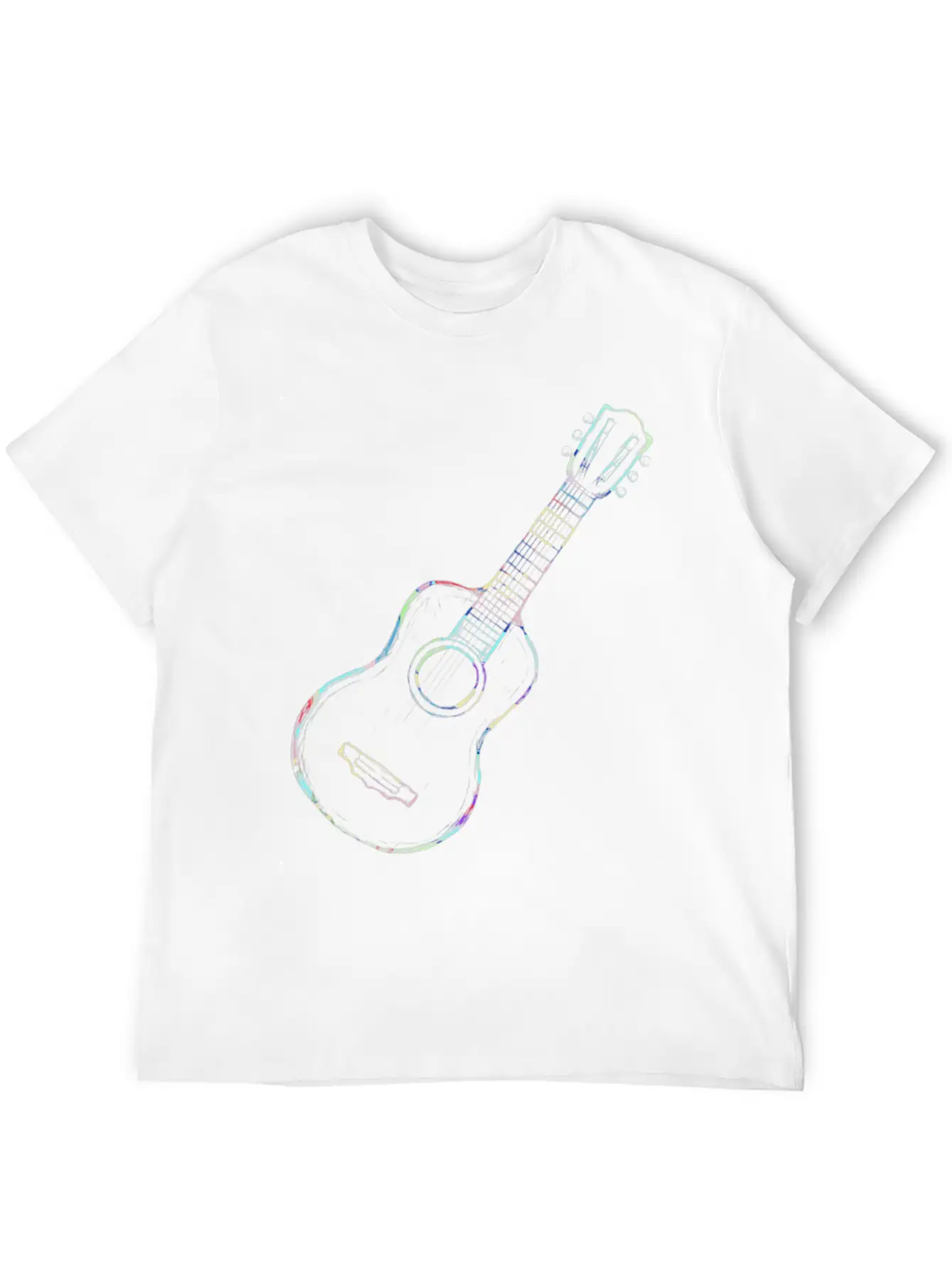 Guitarist Musicians Guitar Gift Idea Unisex Short Sleeve Soft Cotton T-Shirt – Casual Everyday Wear