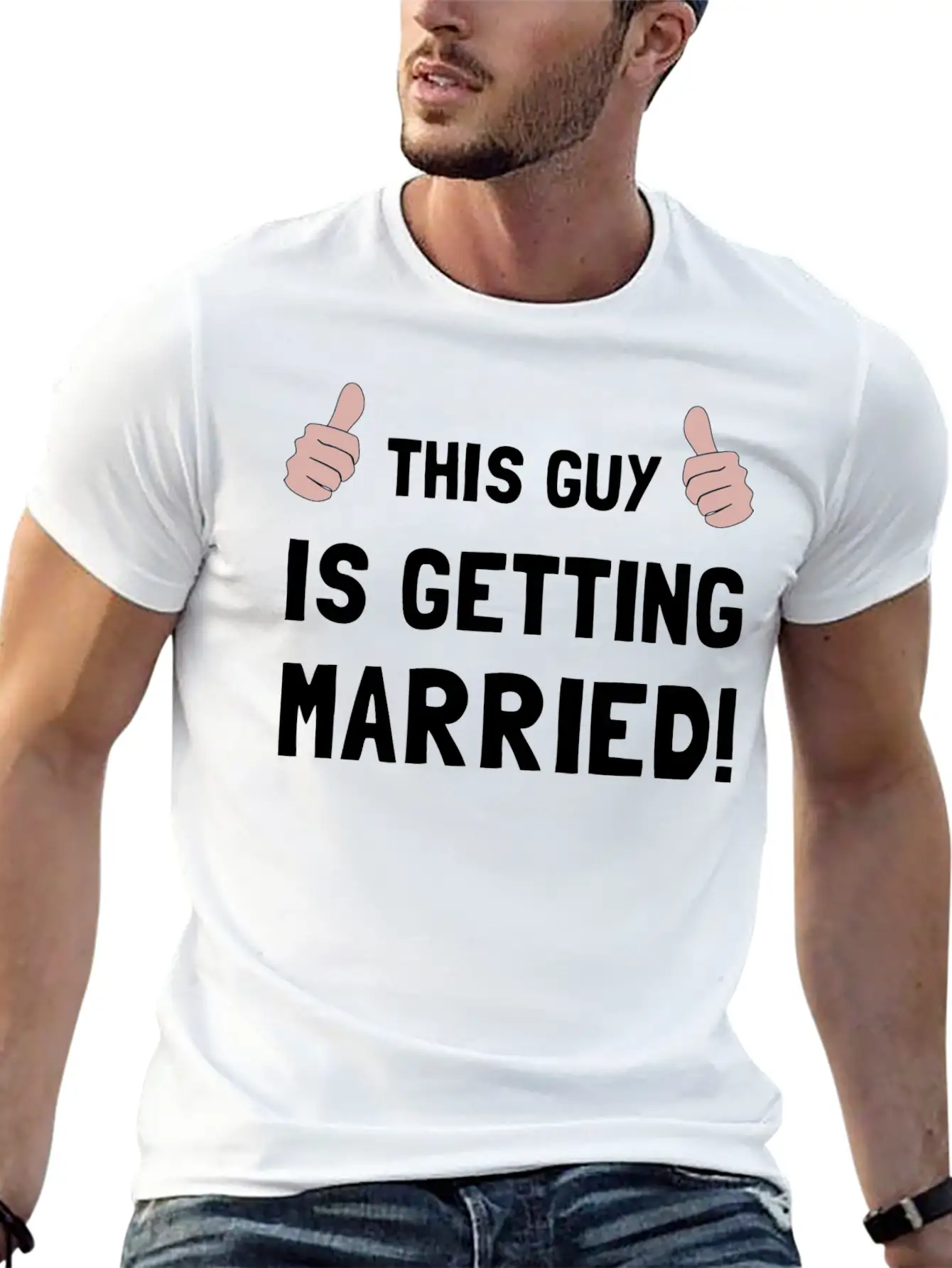 Guy Getting Married Funny Stylish Everyday T-Shirt – Unisex Basic Cotton Tee
