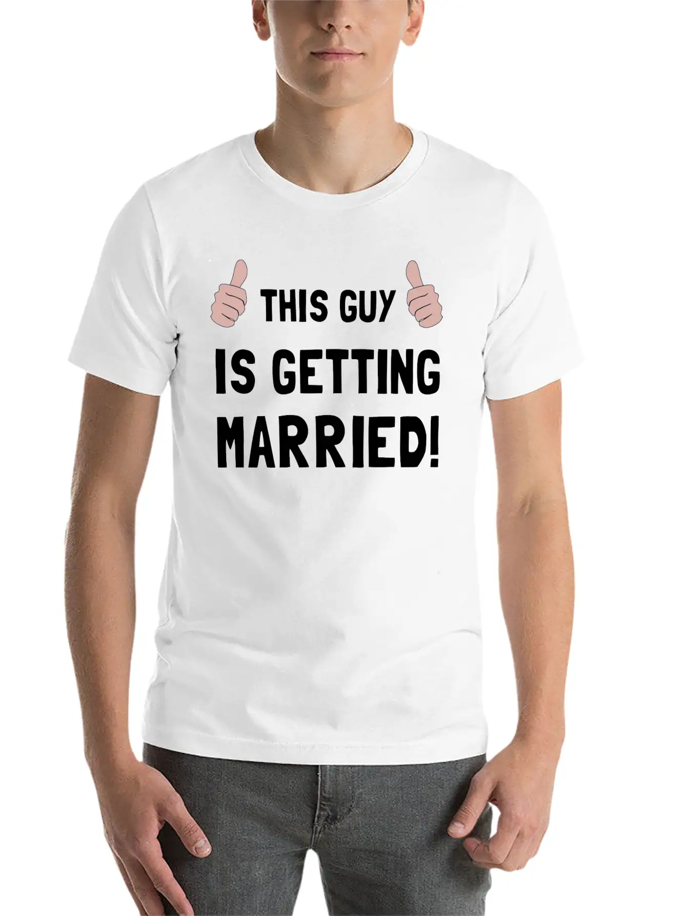 Guy Getting Married Funny Stylish Everyday T-Shirt – Unisex Basic Cotton Tee