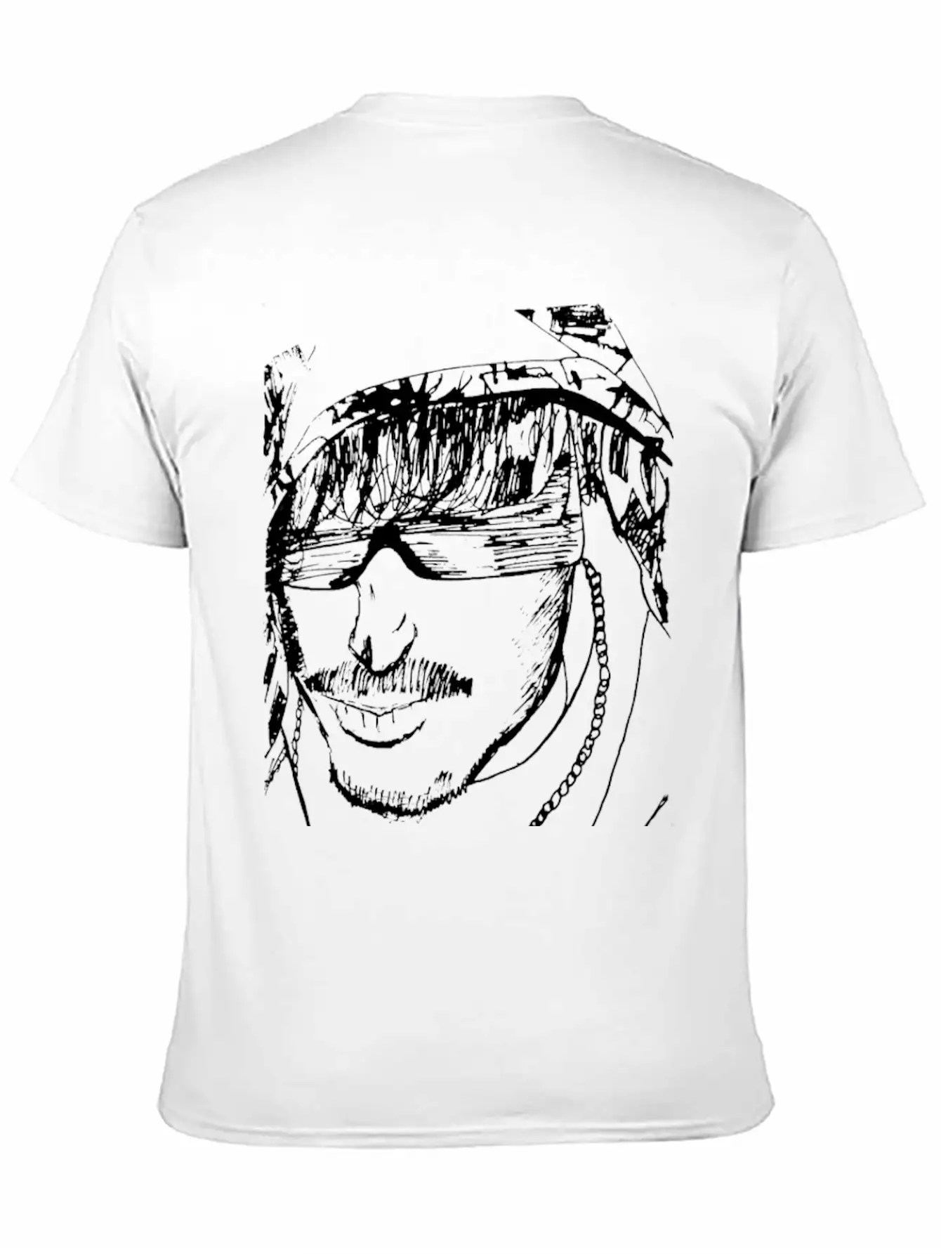 Guy With Hoodie Sketch Timeless Short Sleeve Tee – Comfy And Minimalist Design