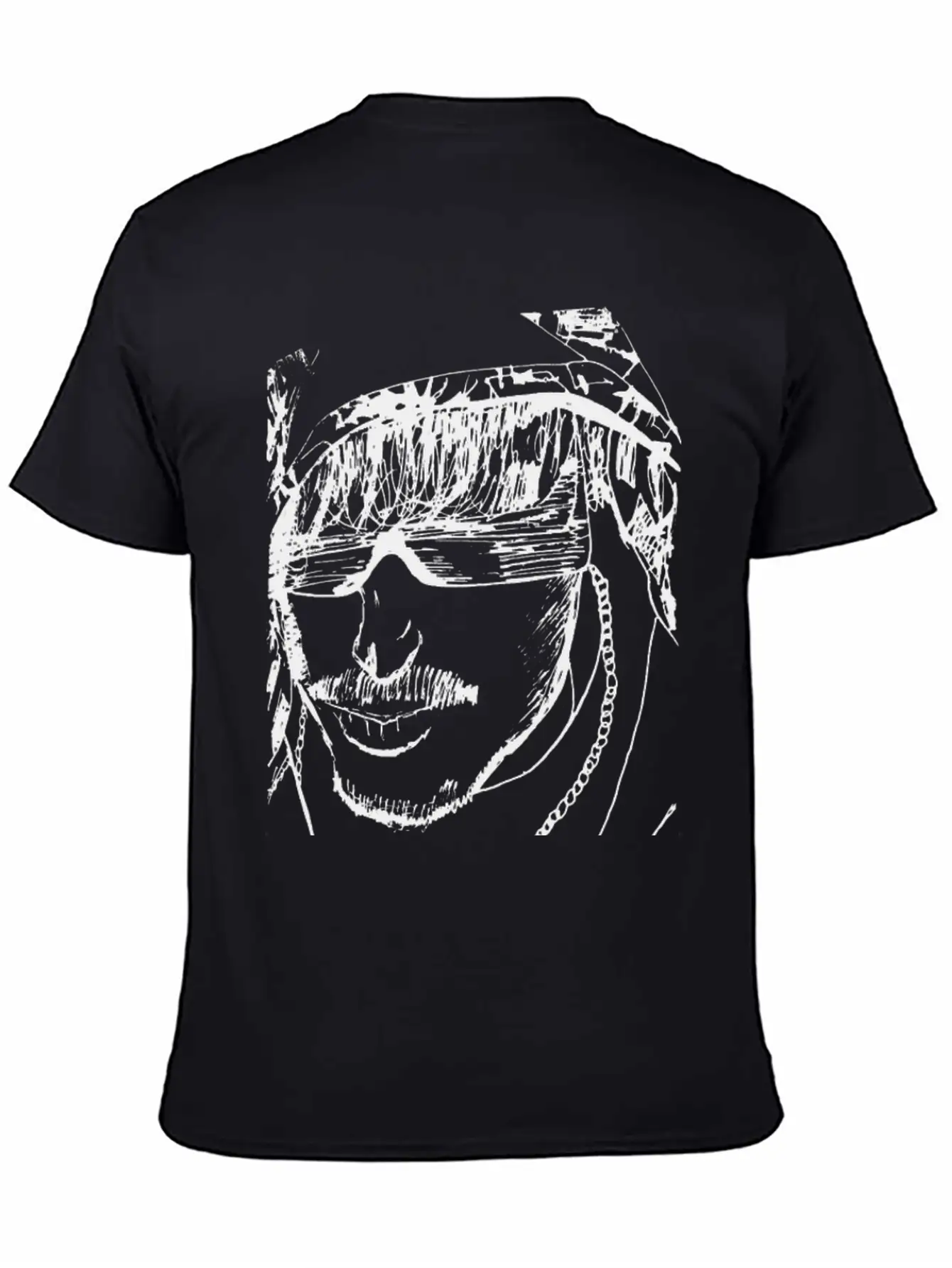 Guy With Hoodie Sketch Timeless Short Sleeve Tee – Comfy And Minimalist Design