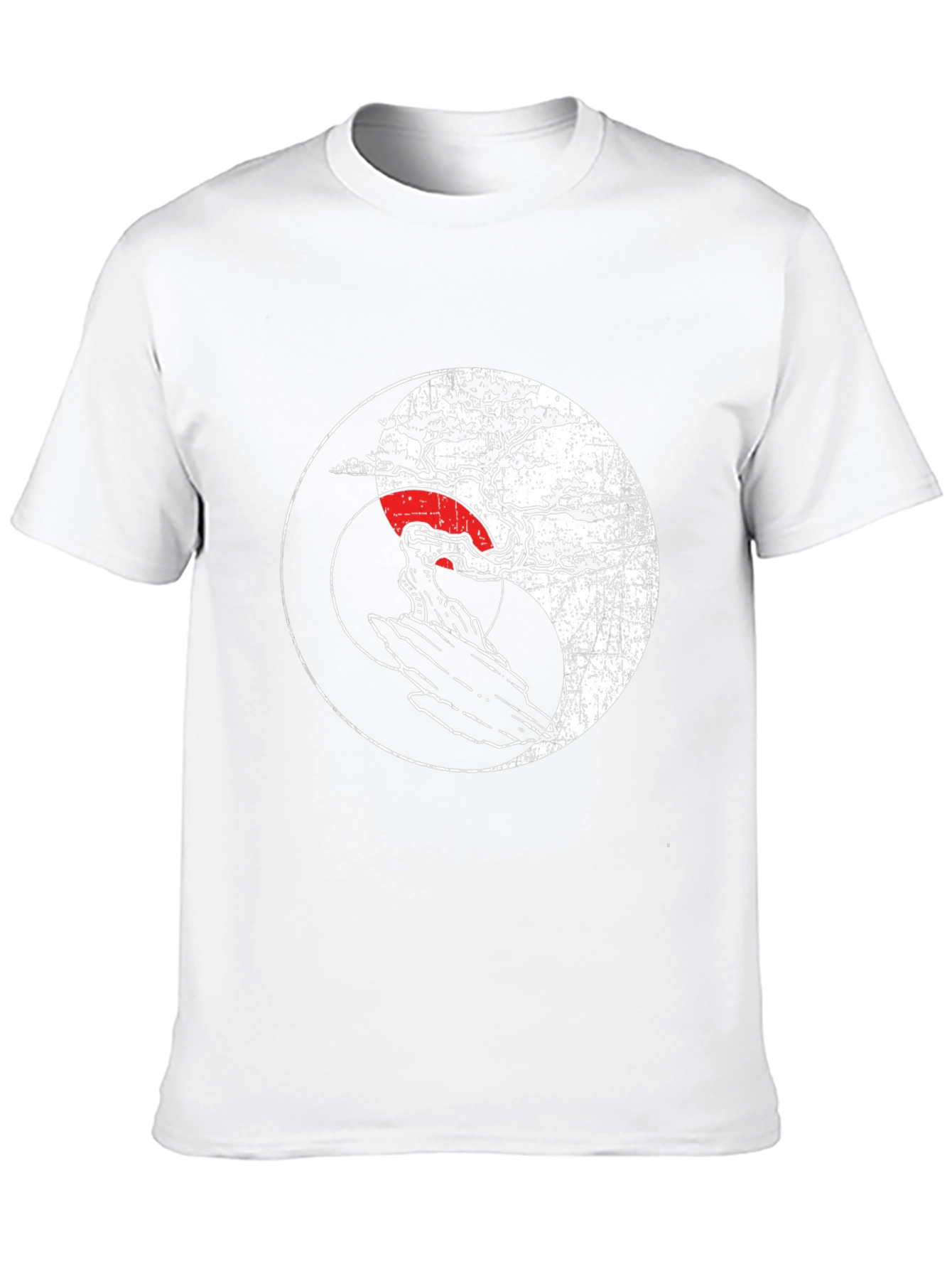 Yin Yang Bonsai Tree Graphic Tee - Unisex