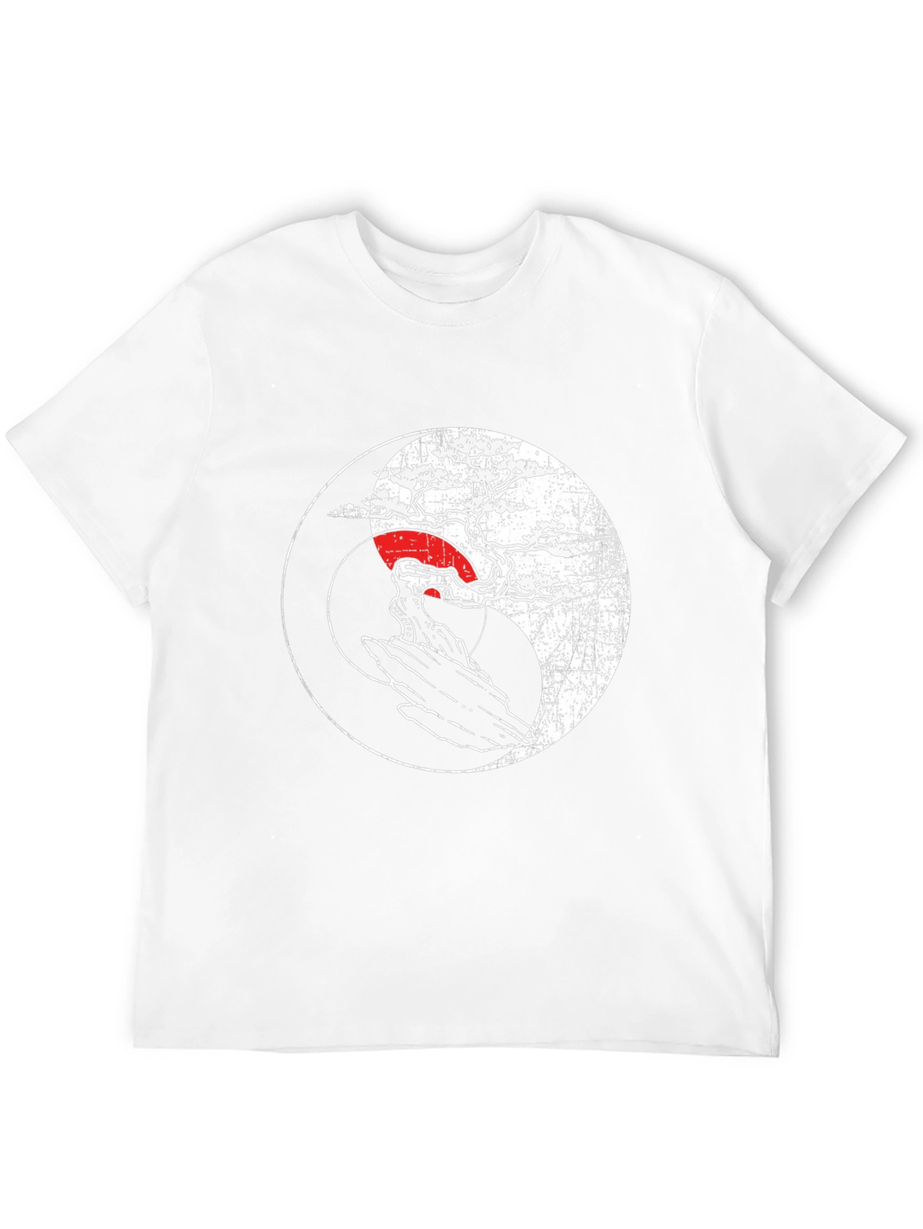 Yin Yang Bonsai Tree Graphic Tee - Unisex