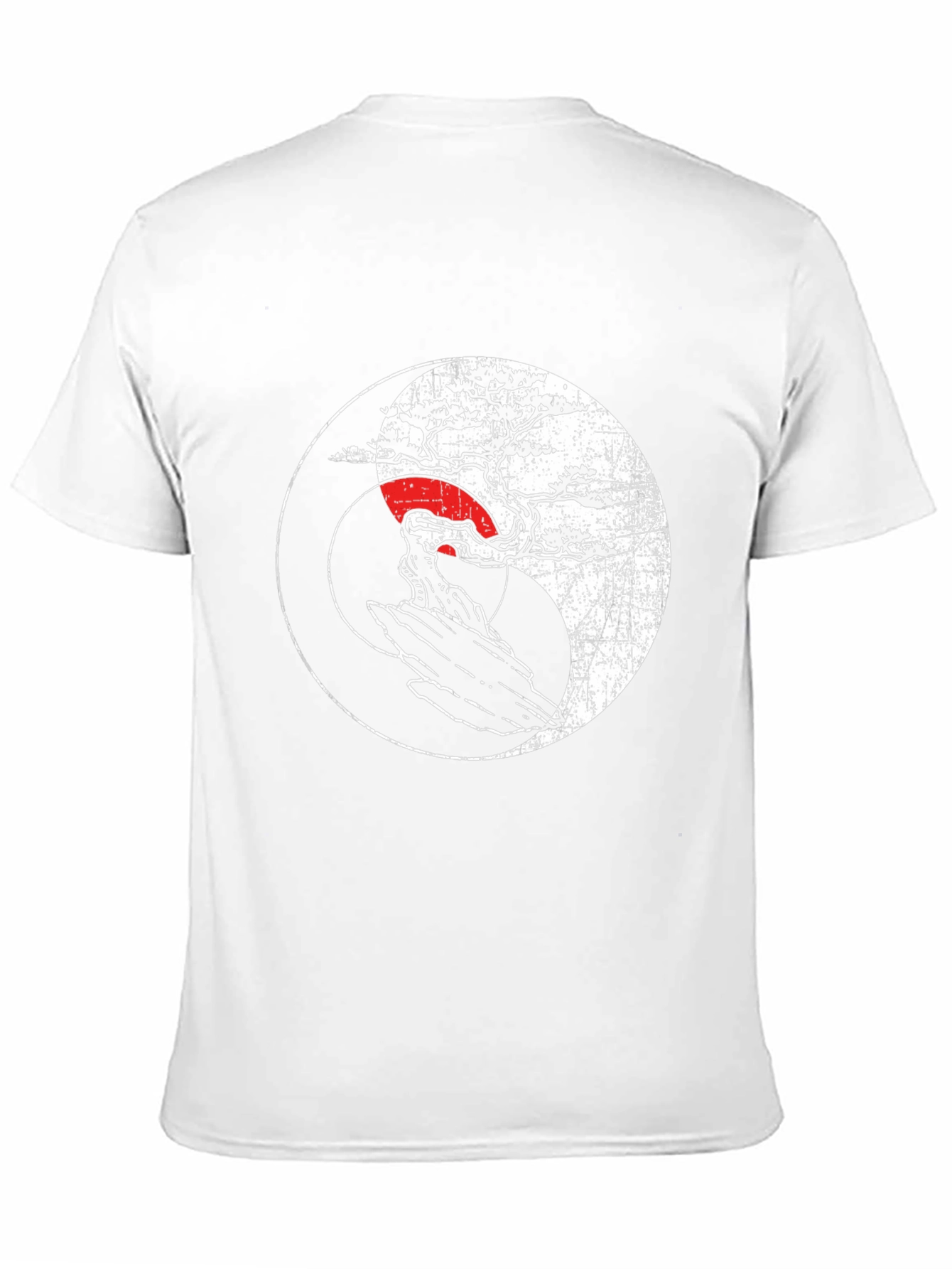 Yin Yang Bonsai Tree Graphic Tee - Unisex