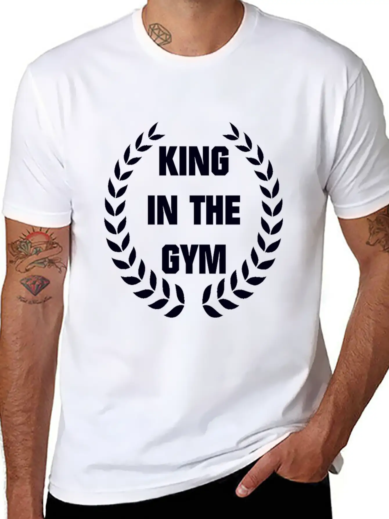 Gym King Stylish Everyday T-Shirt – Unisex Basic Cotton Tee