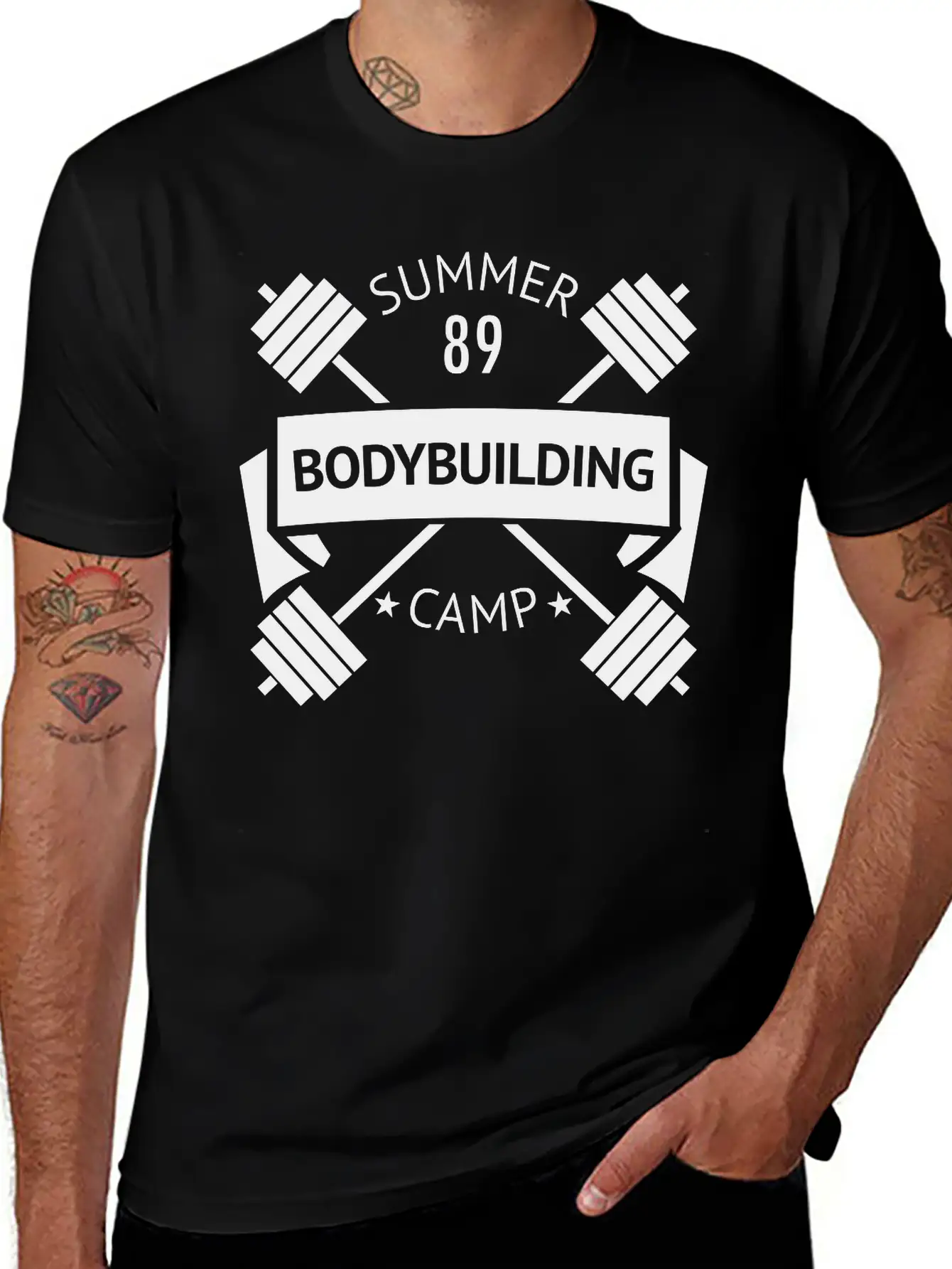 Gym Logo Comfortable Minimalist Graphic Tee – Summer Style Essential