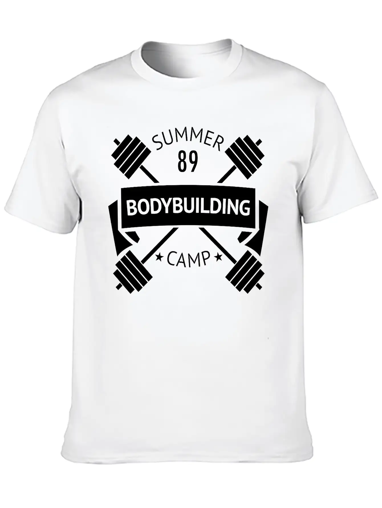 Gym Logo Comfortable Minimalist Graphic Tee – Summer Style Essential
