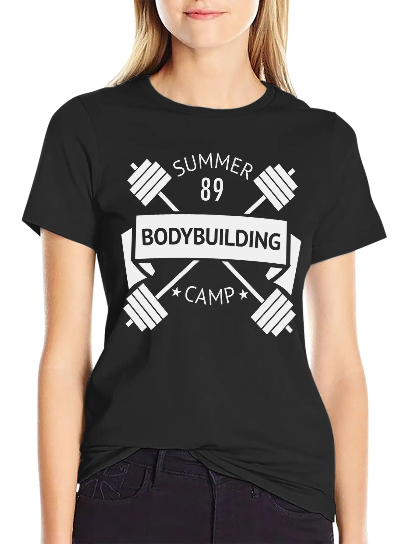 Gym Logo Comfortable Minimalist Graphic Tee – Summer Style Essential