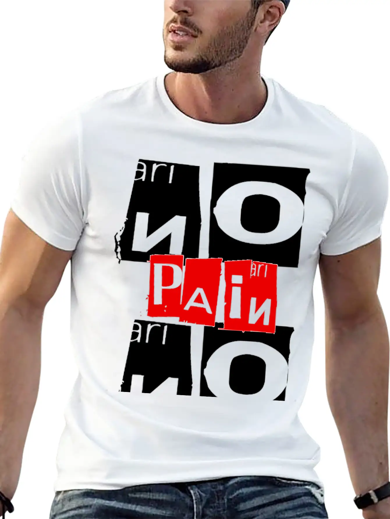 Gym - No Pain No Gain Essential Unisex Summer Tee – Soft Cotton Casual Fit