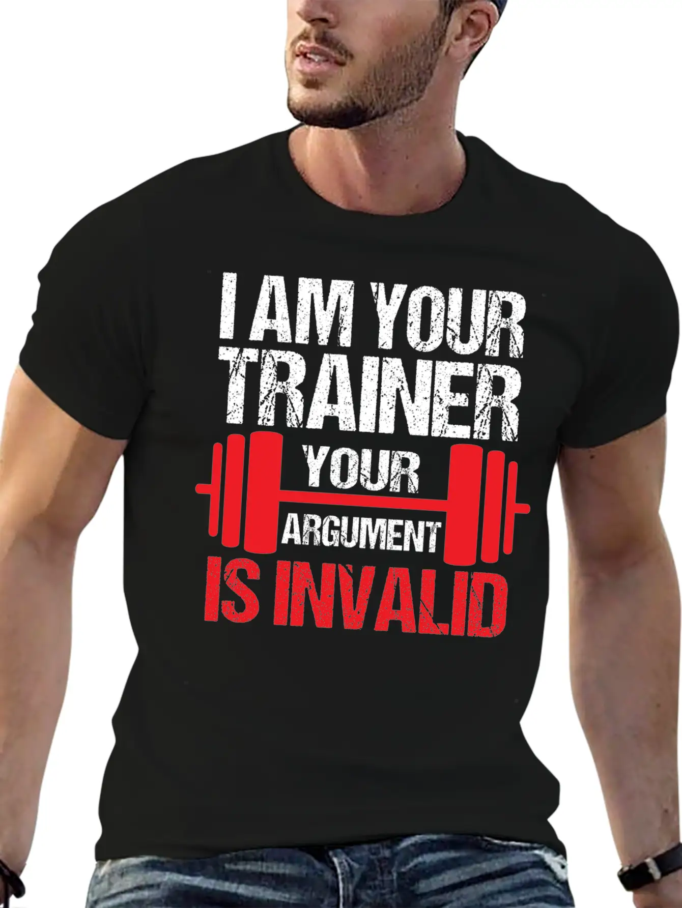 Gym Trainer I Am Your Trainer Funny Personal Timeless Short Sleeve Tee – Comfy And Minimalist Design