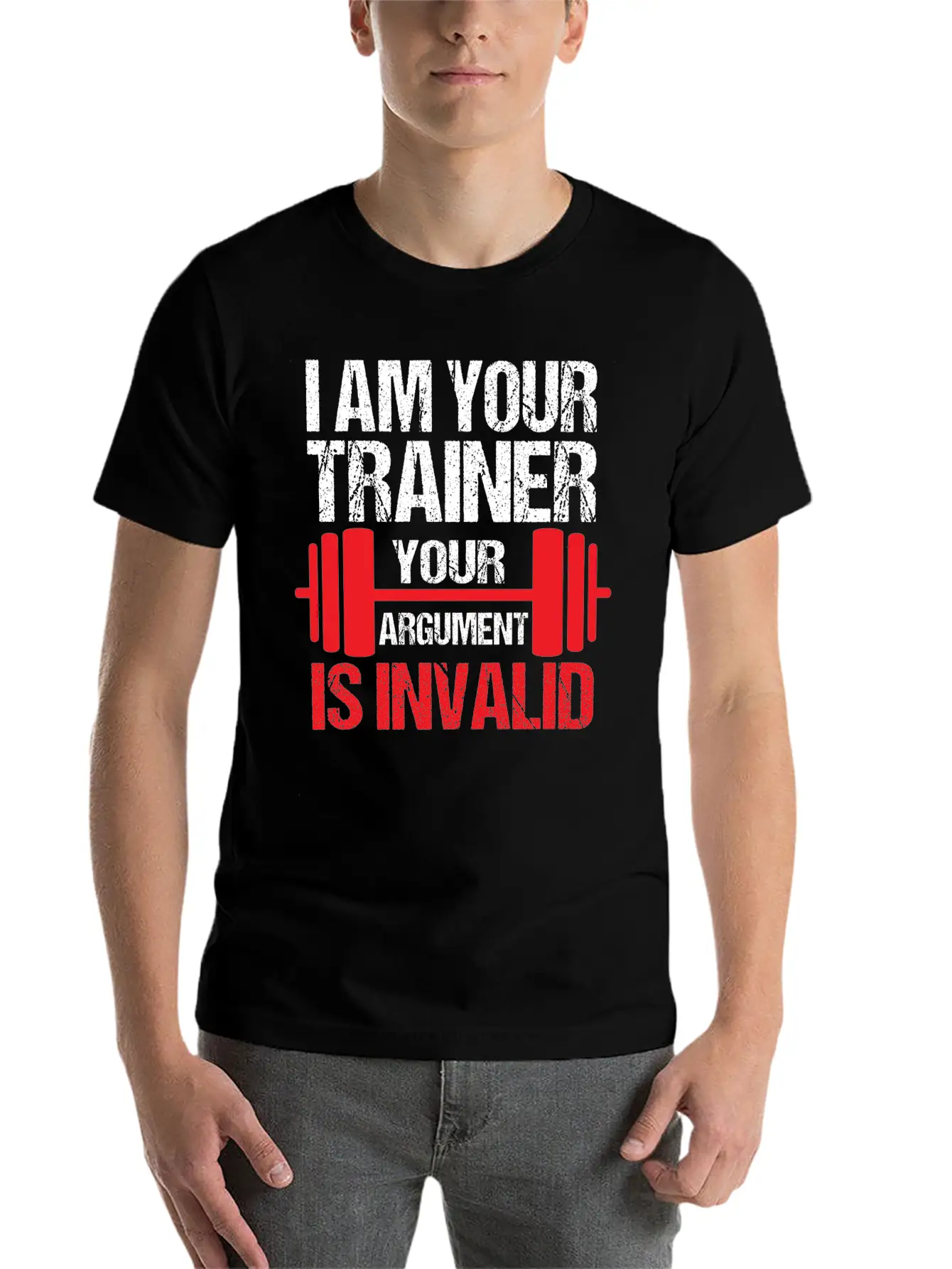 Gym Trainer I Am Your Trainer Funny Personal Timeless Short Sleeve Tee – Comfy And Minimalist Design