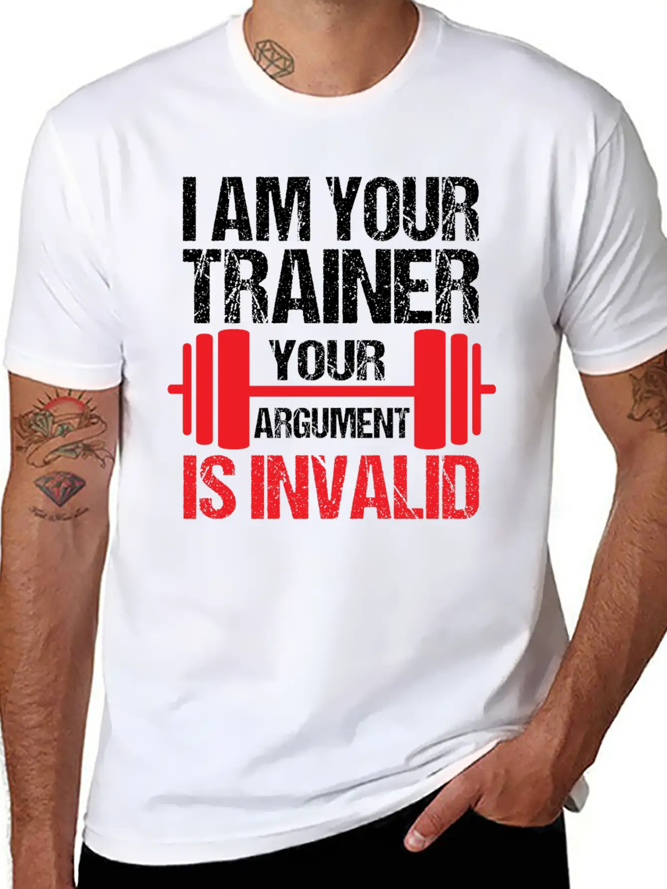 Gym Trainer I Am Your Trainer Funny Personal Timeless Short Sleeve Tee – Comfy And Minimalist Design