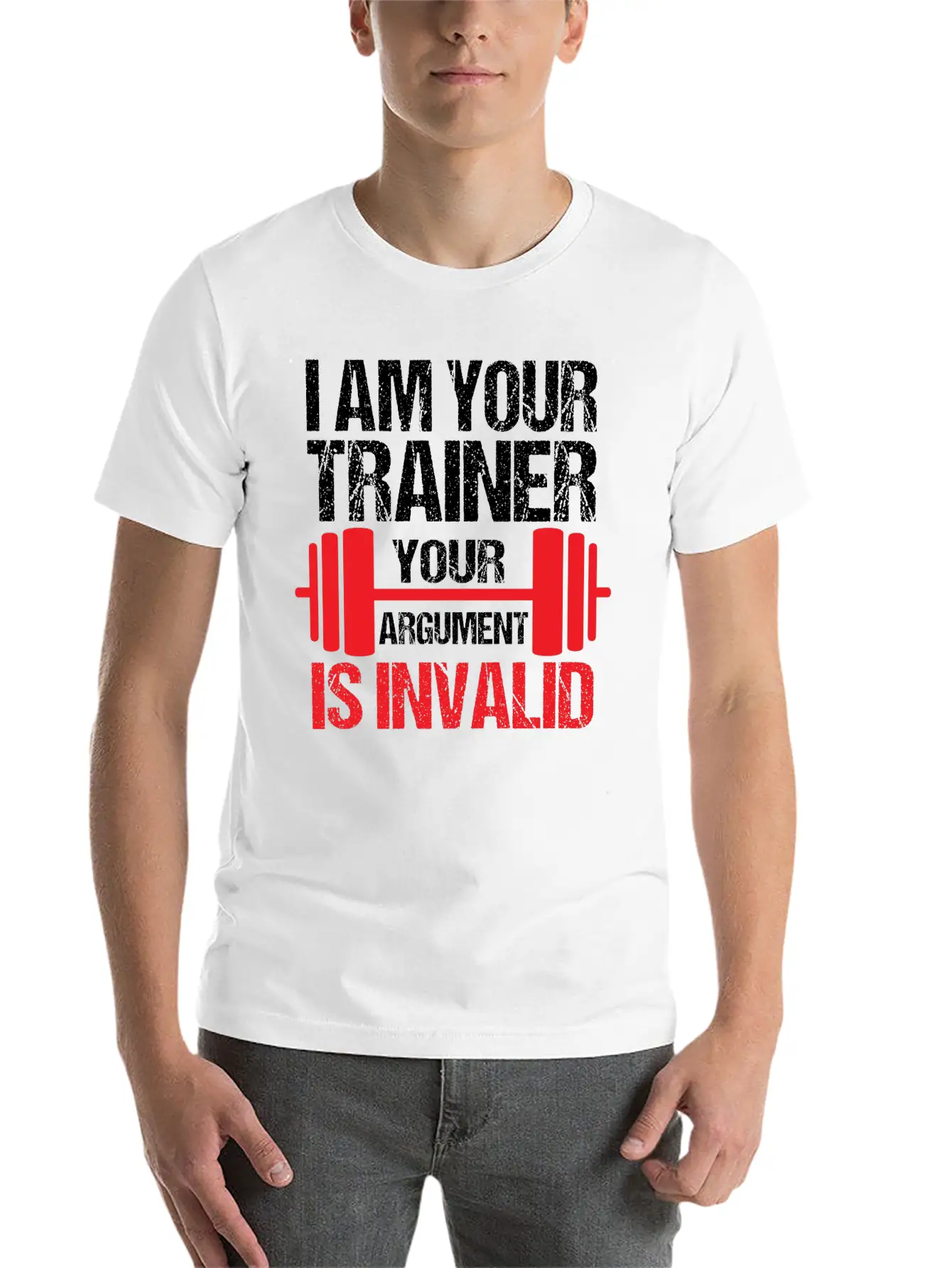 Gym Trainer I Am Your Trainer Funny Personal Timeless Short Sleeve Tee – Comfy And Minimalist Design
