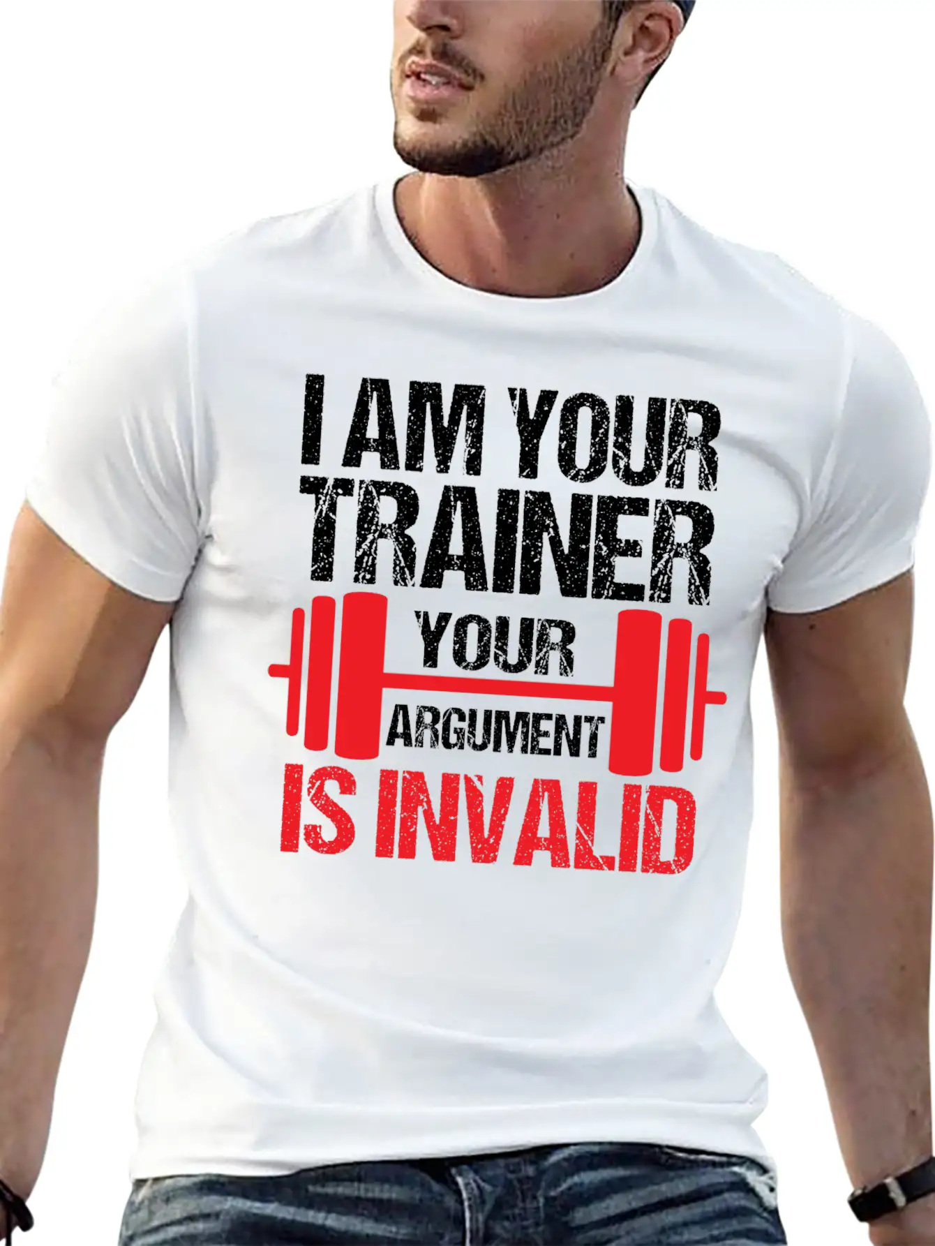 Gym Trainer I Am Your Trainer Funny Personal Timeless Short Sleeve Tee – Comfy And Minimalist Design