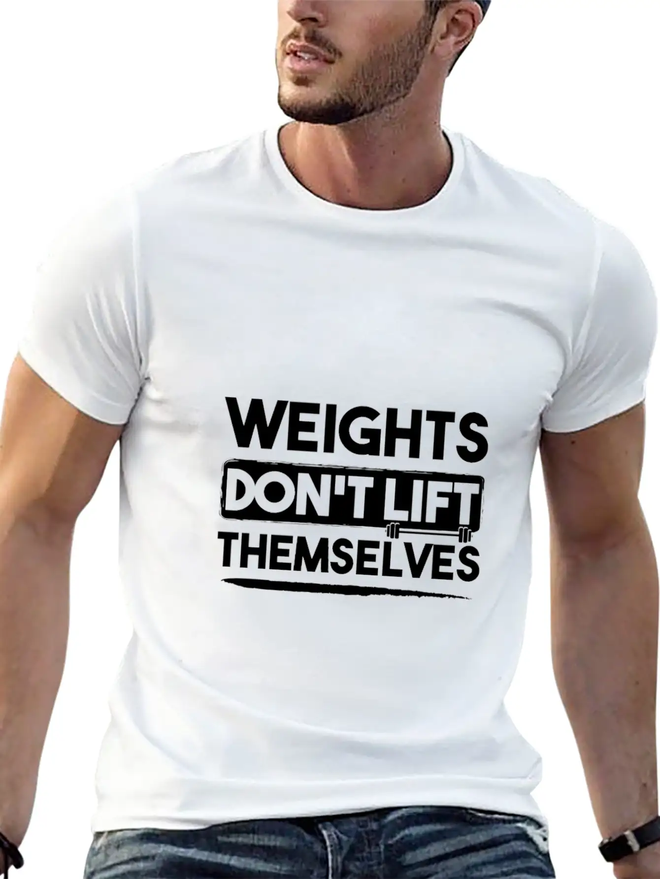 Gym Unisex Short Sleeve Soft Cotton T-Shirt – Casual Everyday Wear