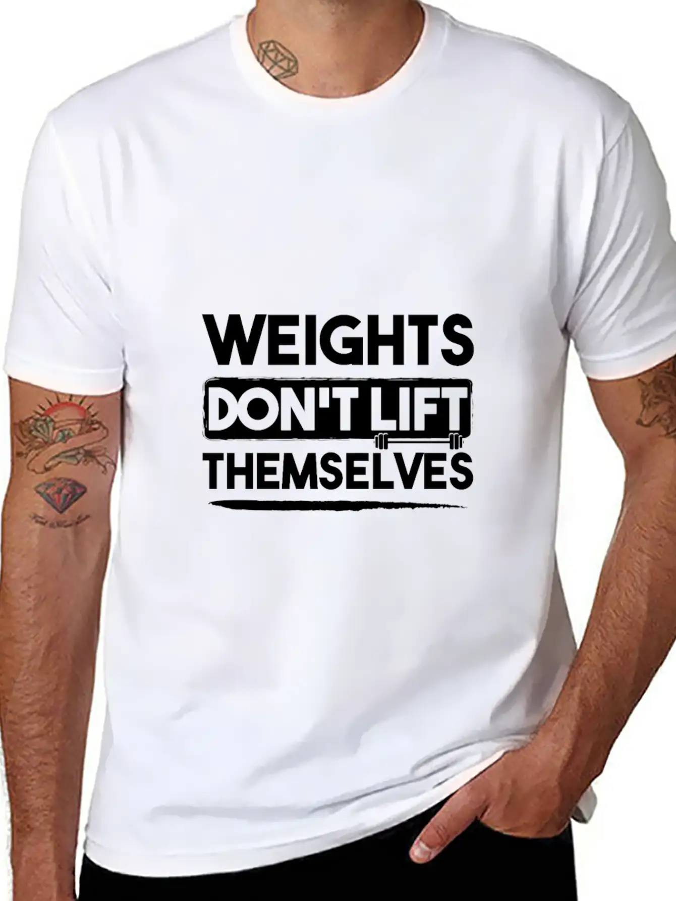 Gym Unisex Short Sleeve Soft Cotton T-Shirt – Casual Everyday Wear