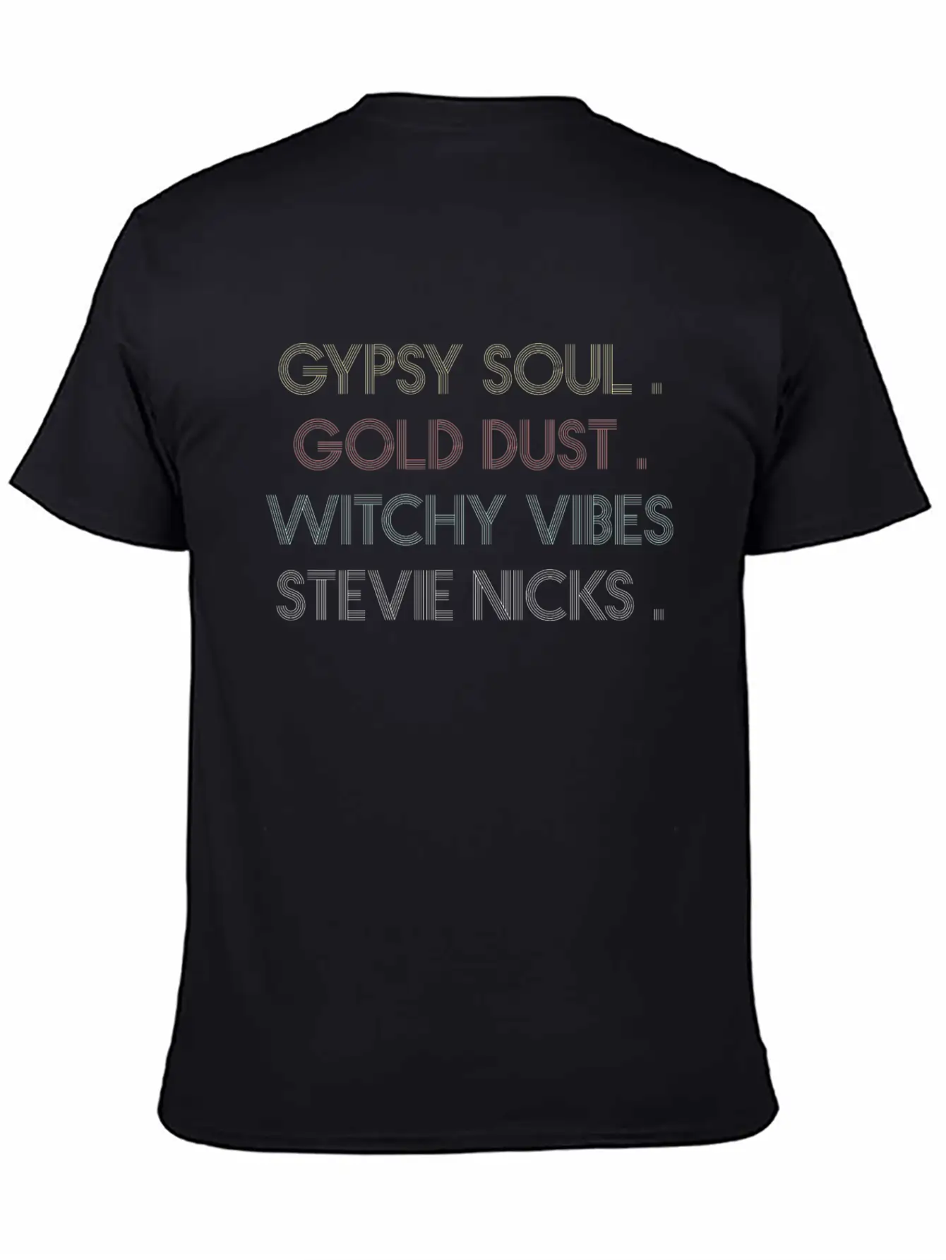 Gypsy Soul Gold Dust Witchy Vibes Stylish Everyday T-Shirt – Unisex Basic Cotton Tee