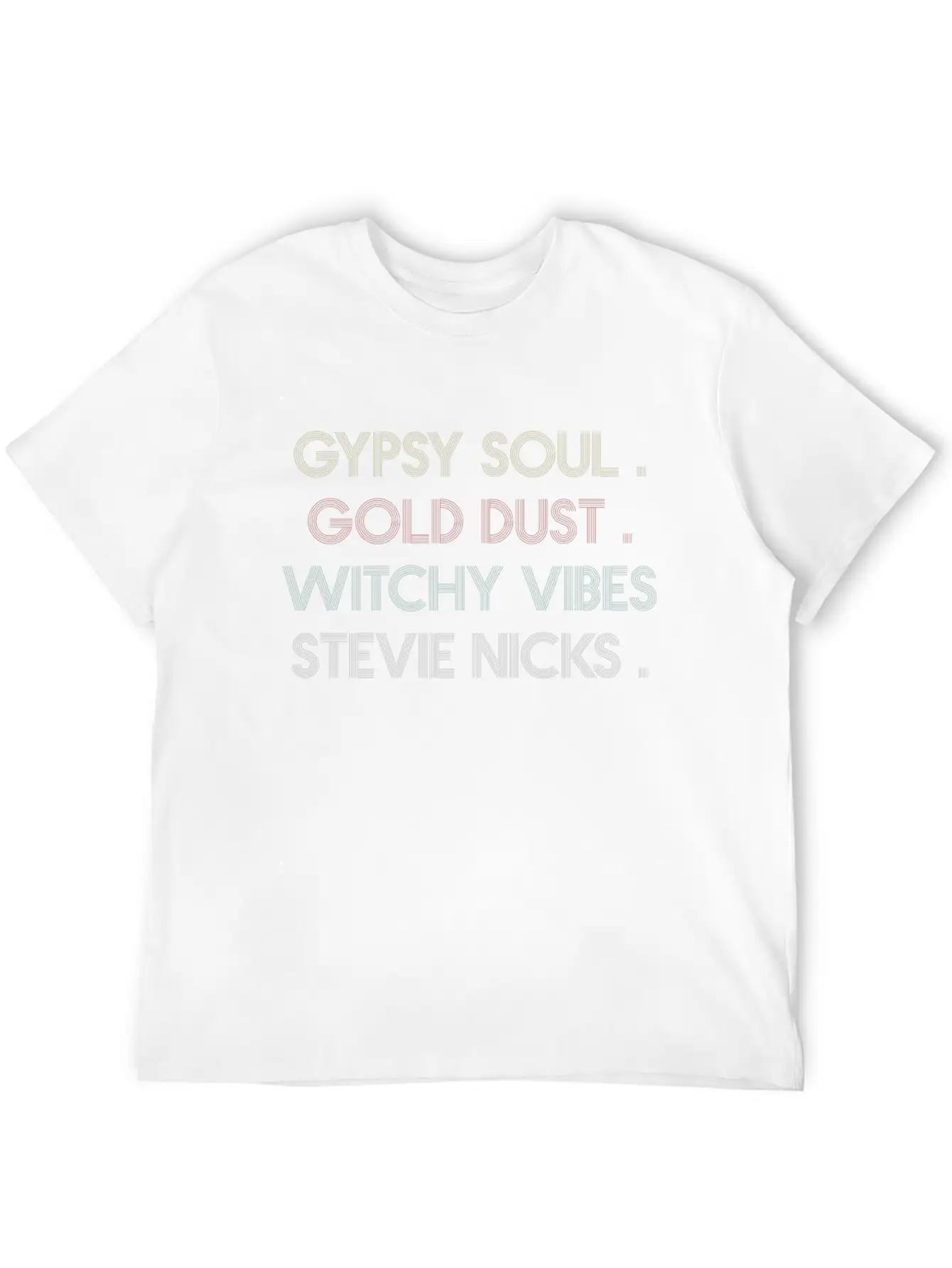 Gypsy Soul Gold Dust Witchy Vibes Stylish Everyday T-Shirt – Unisex Basic Cotton Tee