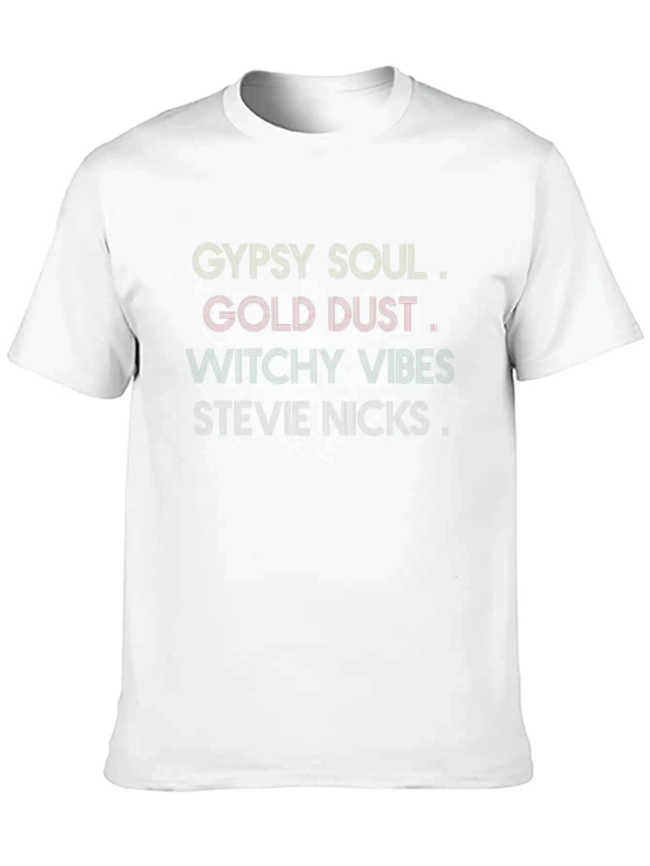 Gypsy Soul Gold Dust Witchy Vibes Stylish Everyday T-Shirt – Unisex Basic Cotton Tee