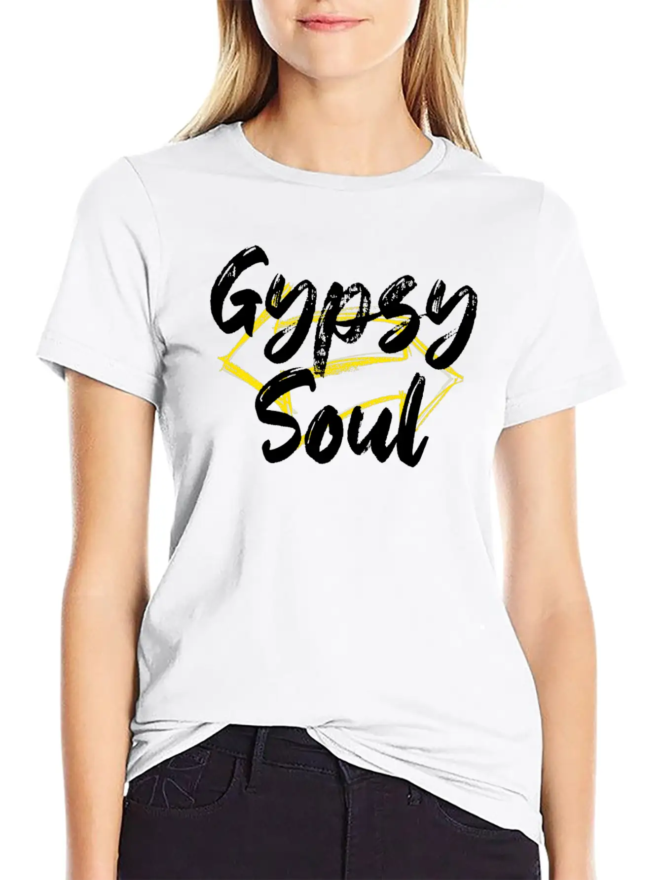 Gypsy Soul Gypsy Frei Unisex Short Sleeve Soft Cotton T-Shirt – Casual Everyday Wear
