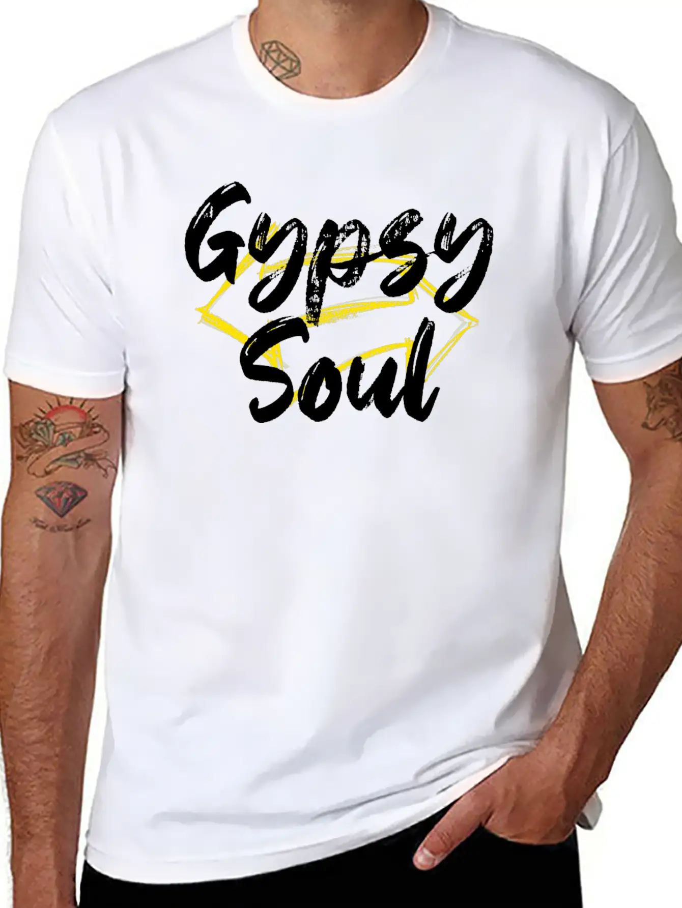 Gypsy Soul Gypsy Frei Unisex Short Sleeve Soft Cotton T-Shirt – Casual Everyday Wear