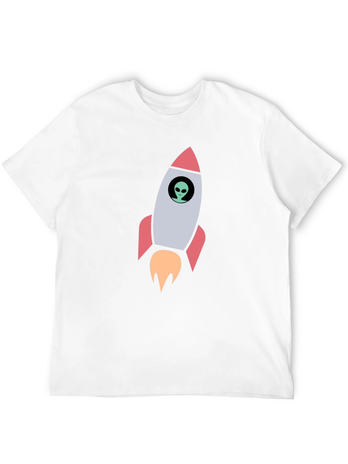 Alien Rocket T-Shirt - Space Exploration Tee