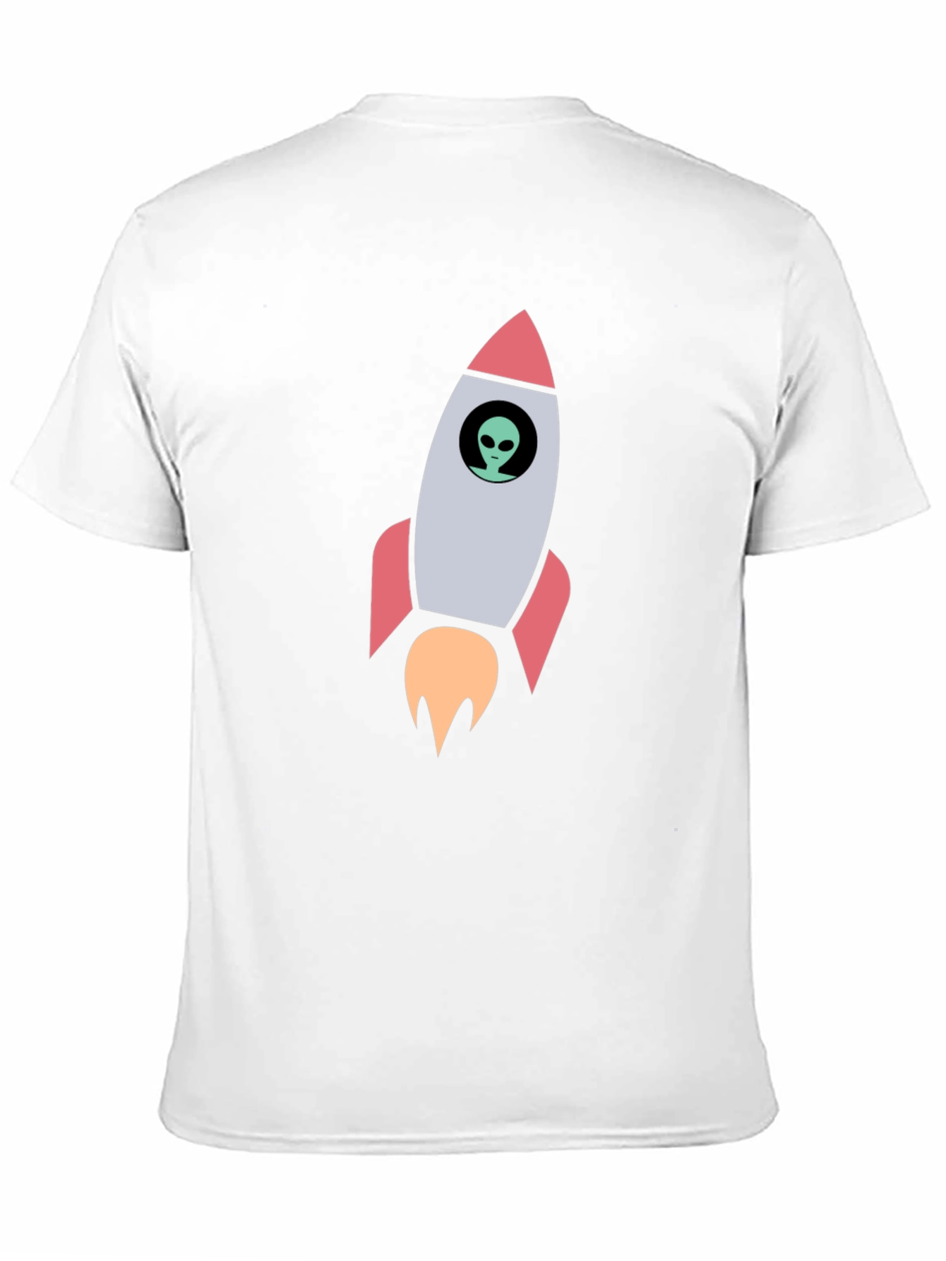Alien Rocket T-Shirt - Space Exploration Tee