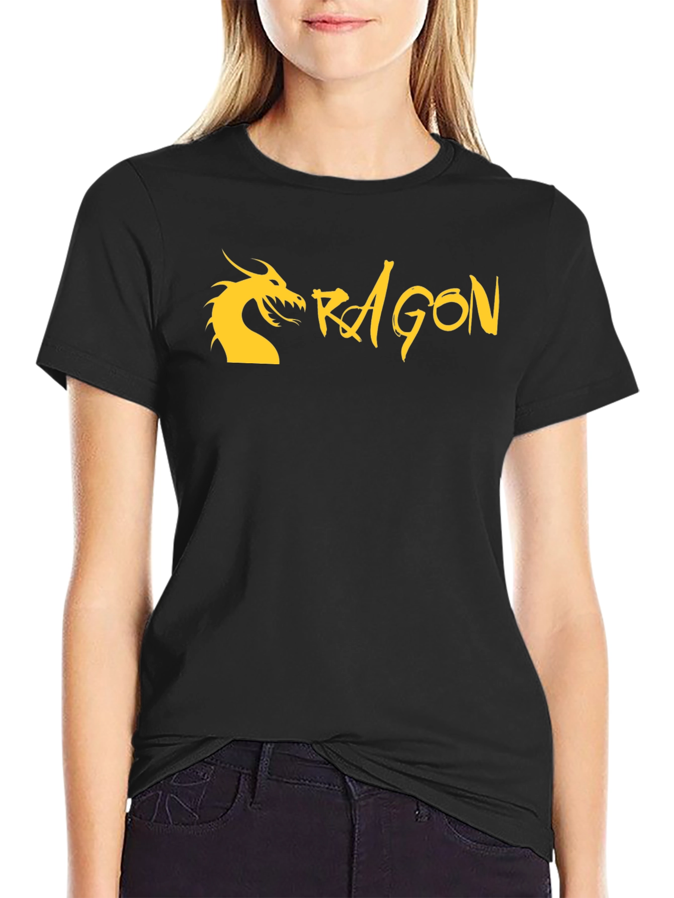 Dragon Graphic Tee - Mens Black T-Shirt