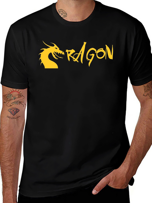 Dragon Graphic Tee - Mens Black T-Shirt