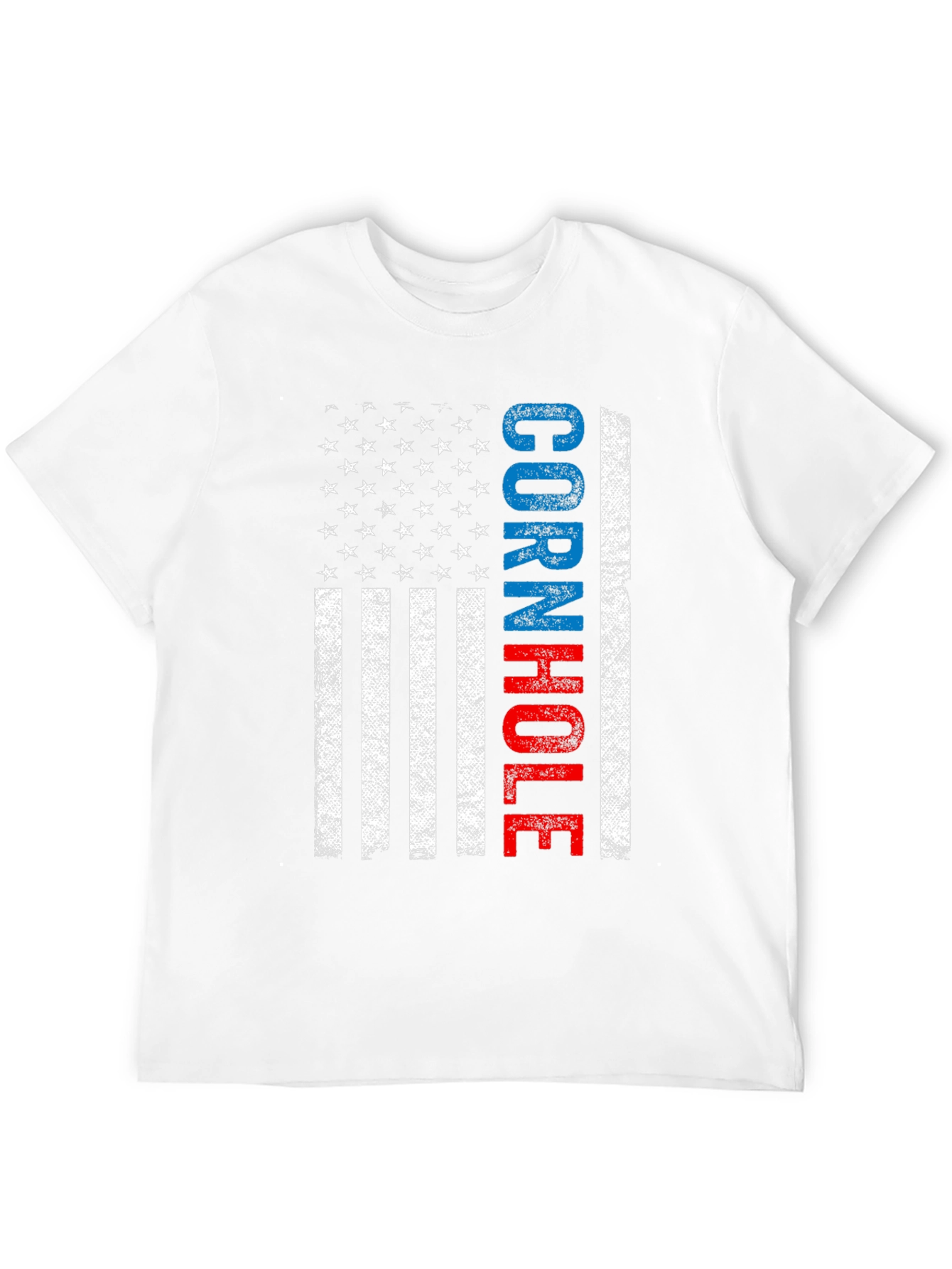 Cornhole American Flag Graphic T-Shirt
