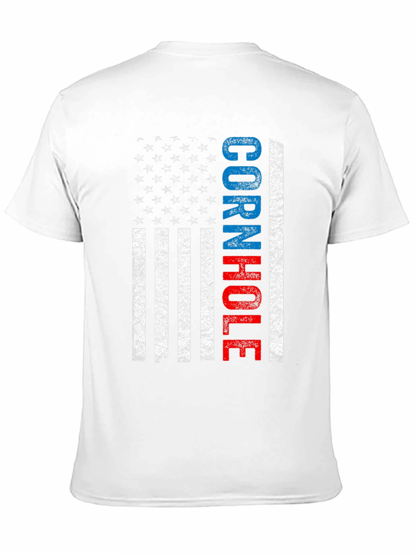 Cornhole American Flag Graphic T-Shirt