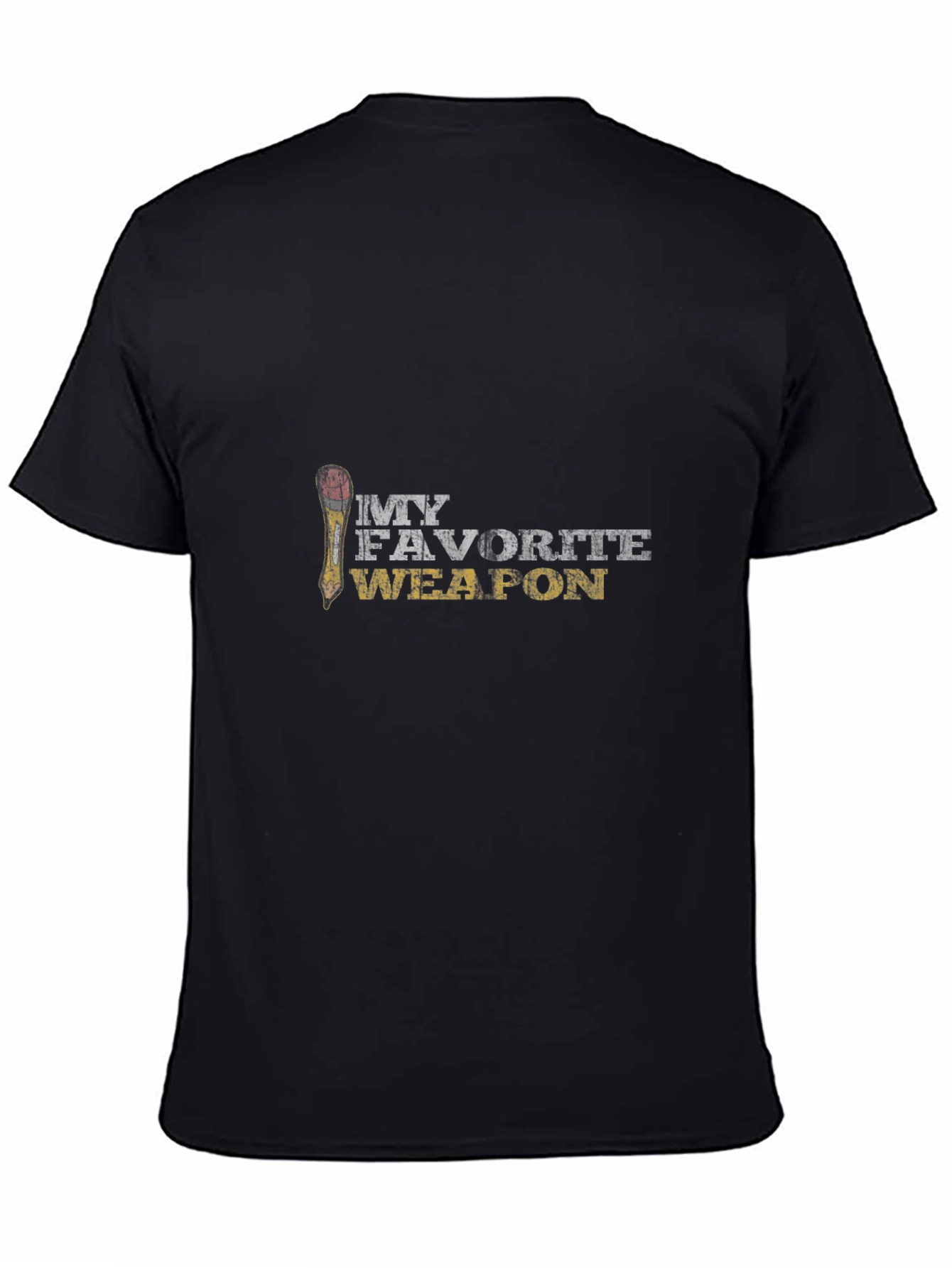 My Favorite Weapon Graphic T-Shirt - Black