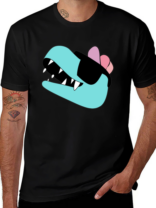 Cool Dino T-Shirt - Black Cotton Tee