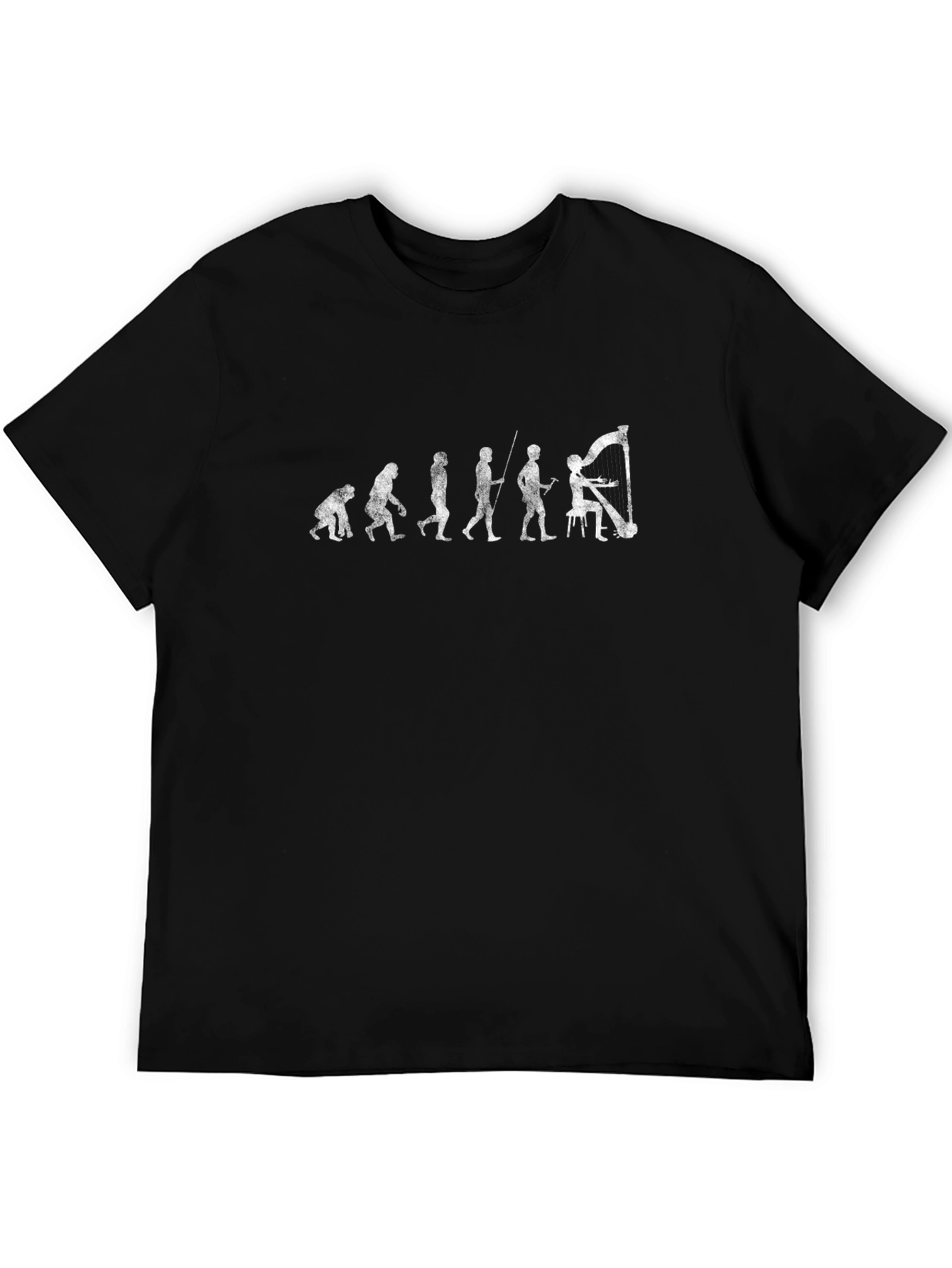 Evolution of Harpist Graphic T-Shirt