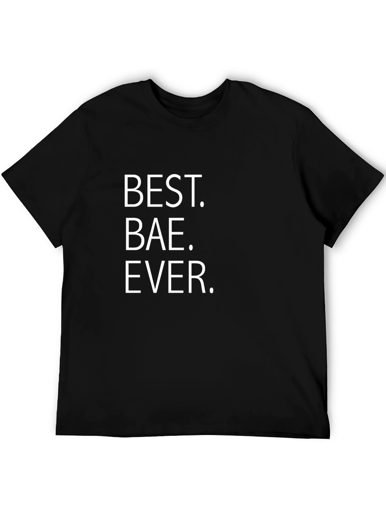 Best Bae Ever Black Graphic Tee Shirt