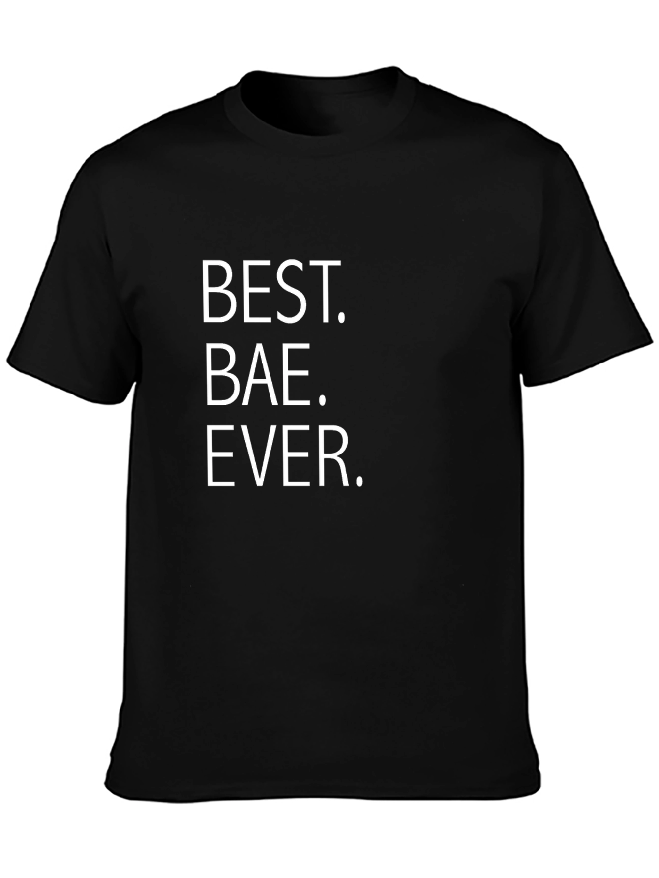 Best Bae Ever Black Graphic Tee Shirt