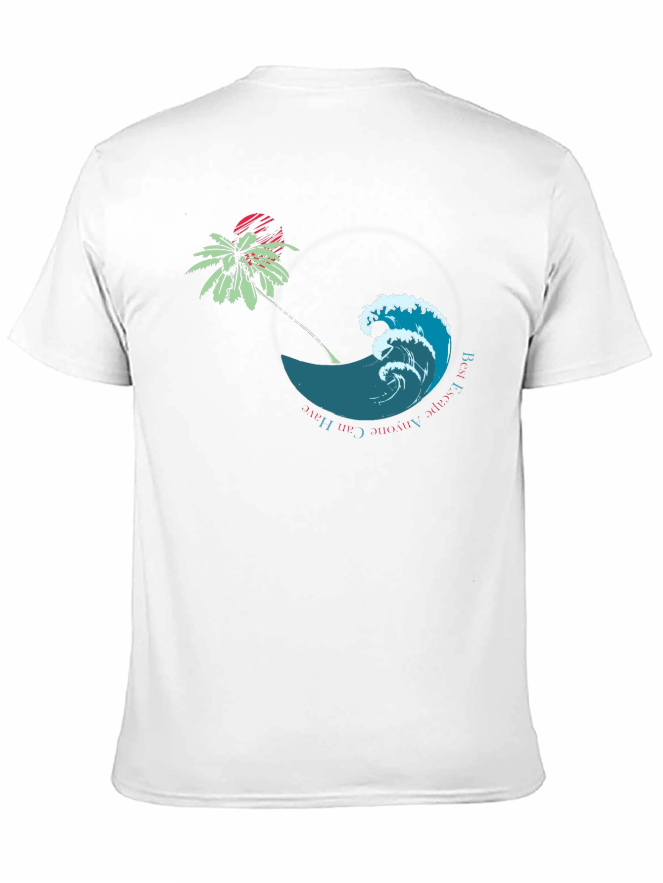 Tropical Wave Black T-Shirt