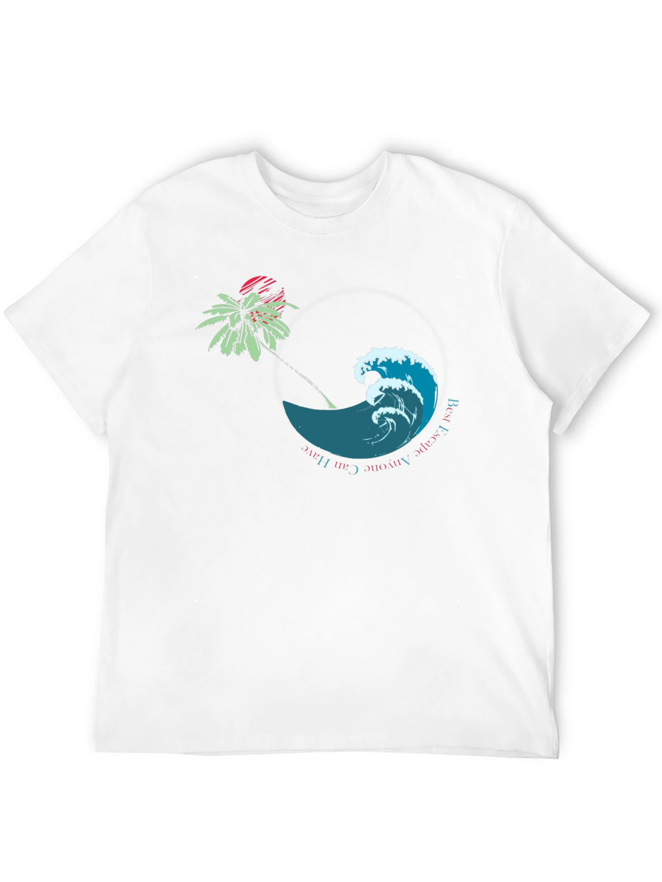 Tropical Wave Black T-Shirt