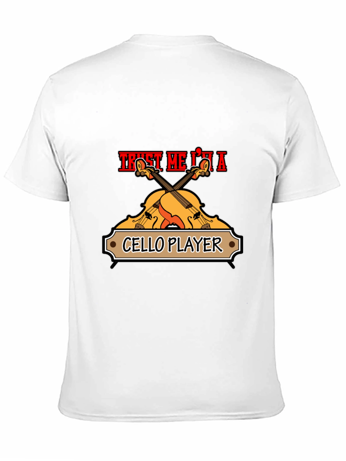 Trust Me Im A Cello Player Black T-Shirt