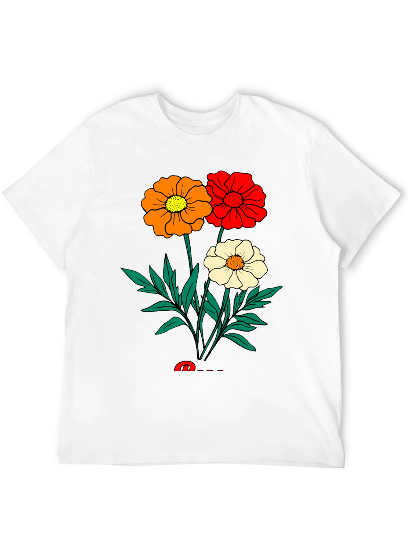 Floral Graphic Print T-Shirt