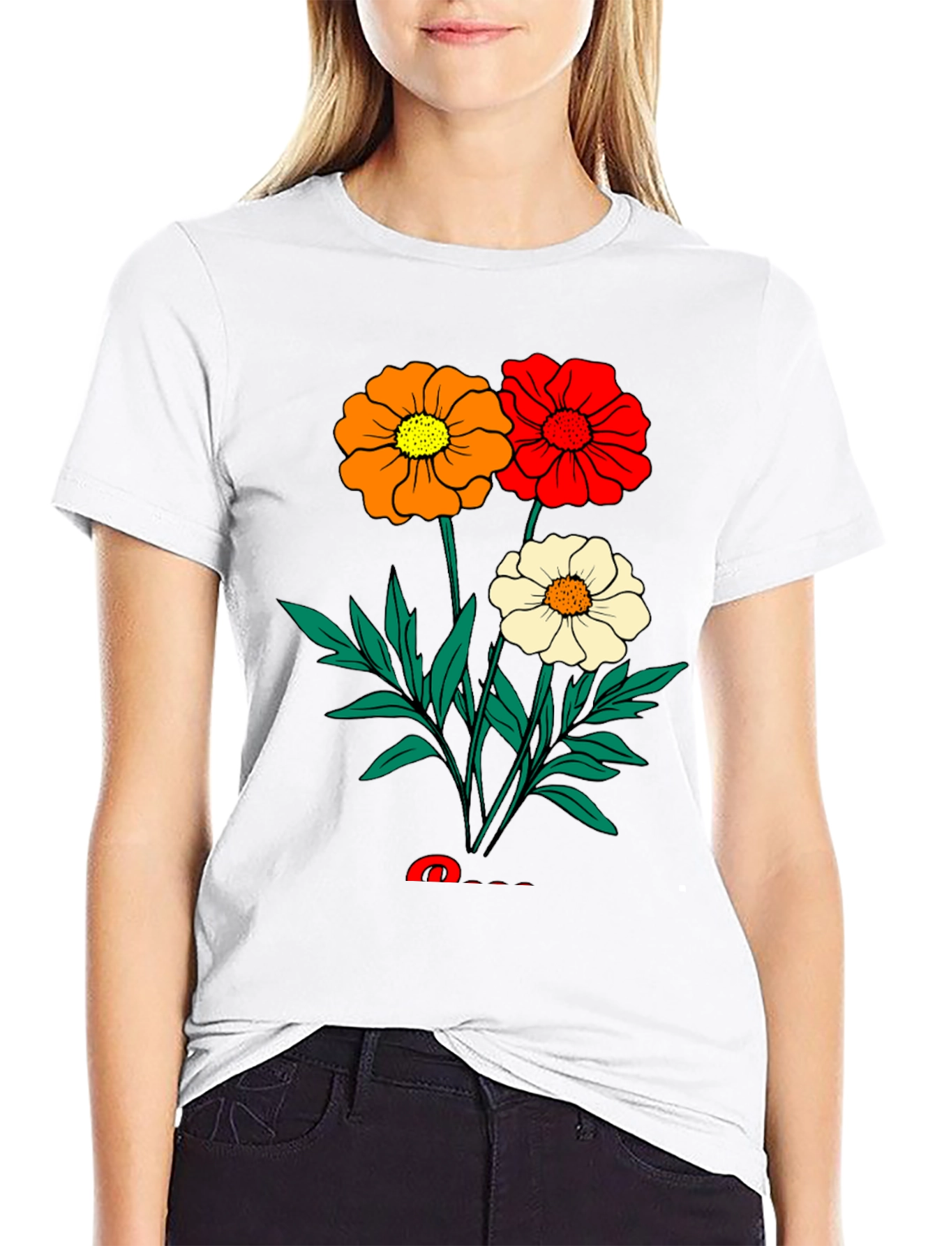 Floral Graphic Print T-Shirt